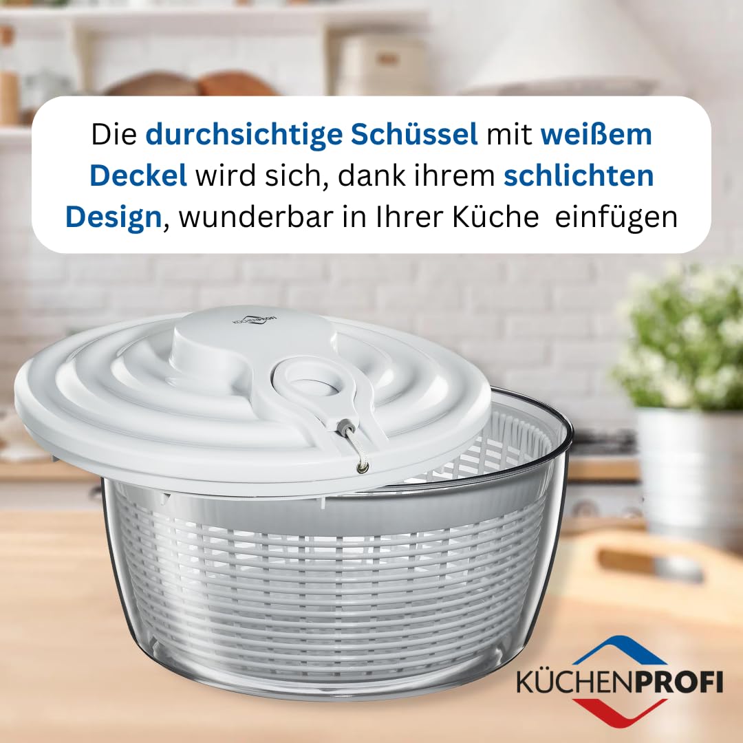 k-chenprofi-salatschleuder-maxi-5-liter-fassungsverm-gen-seilzugtechnik-kunststo image 5