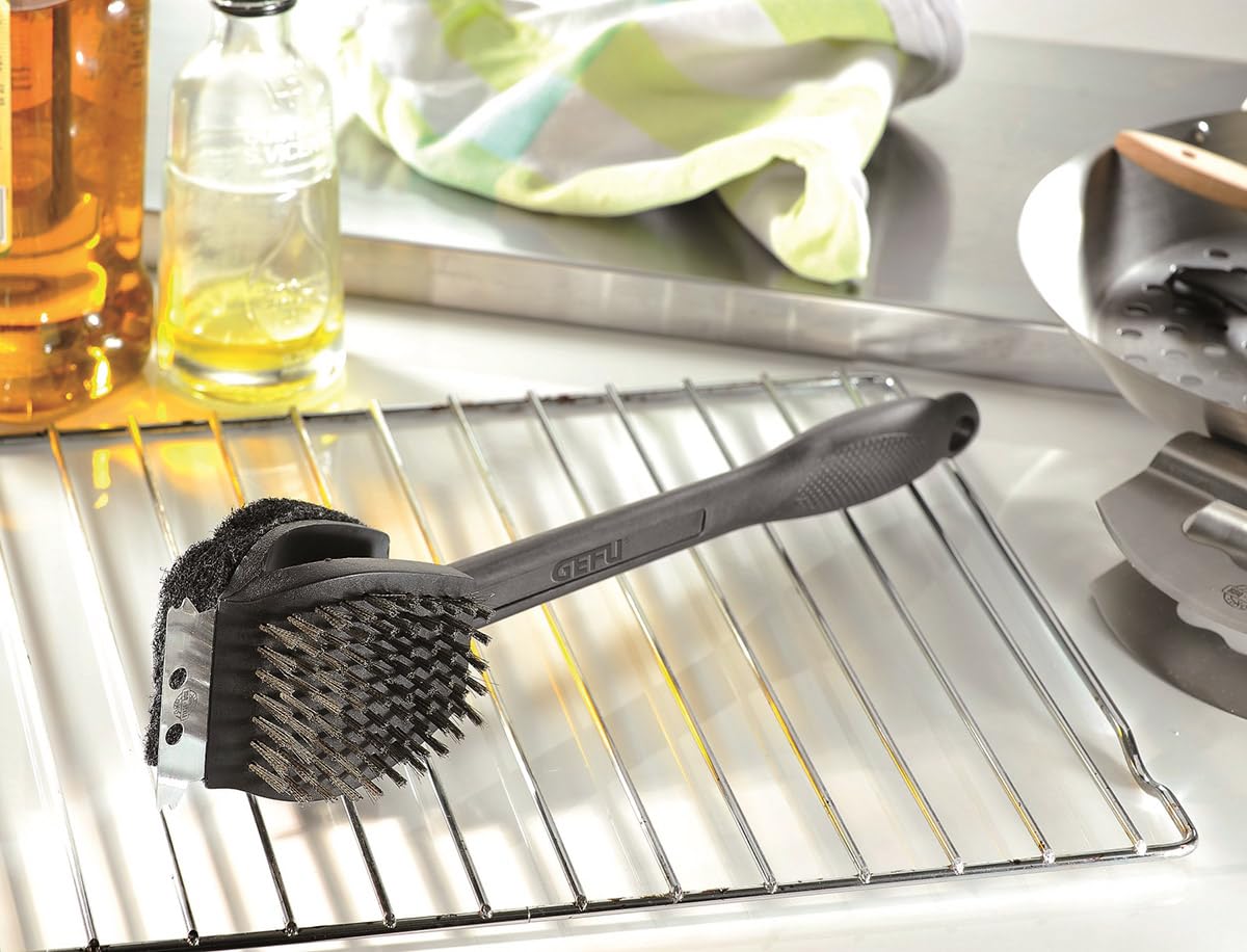 gefu-grillb-rste-3-in-1-edelstahlborsten-schaber-grillrostreinigung-mit-b-rsten- image 2