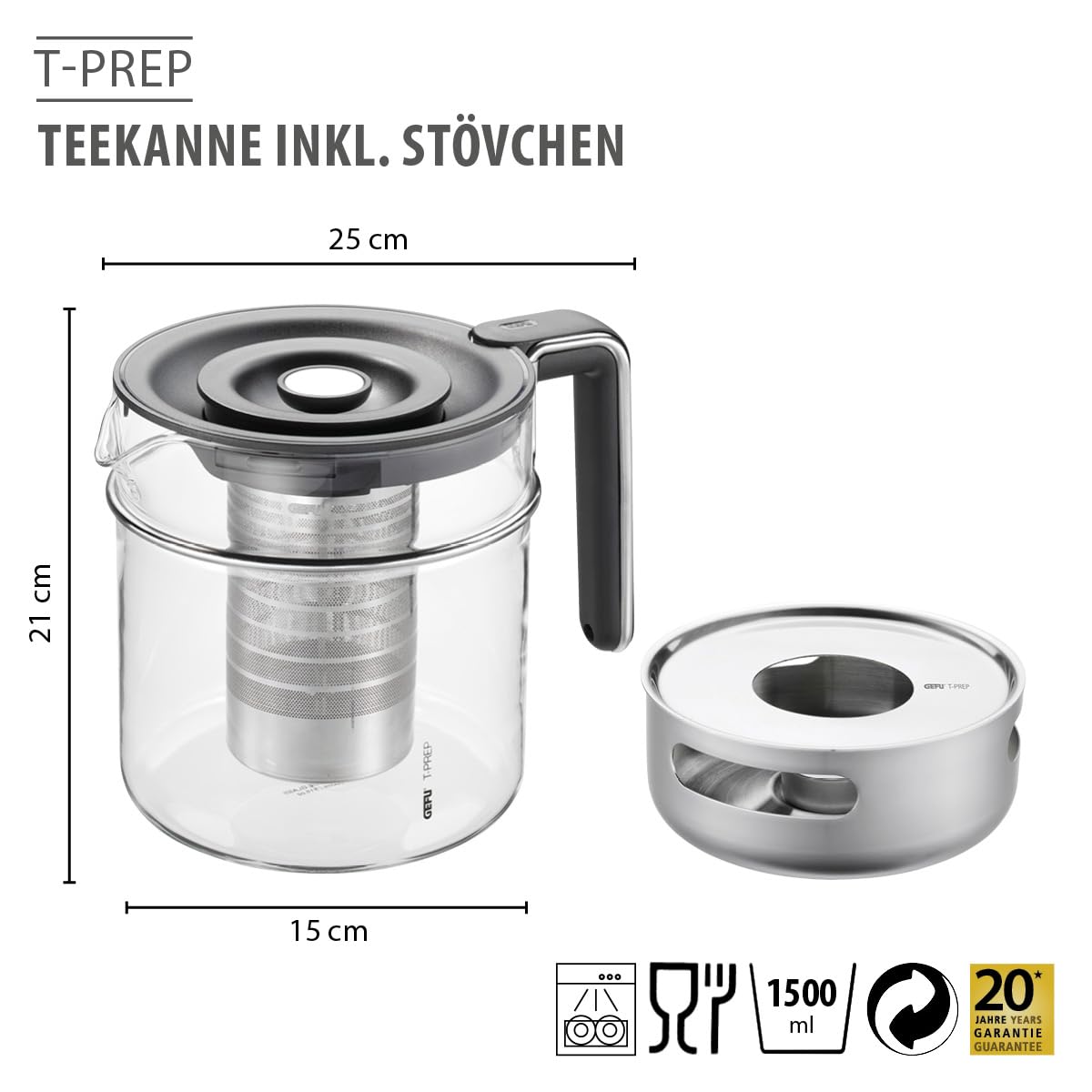 gefu-t-prep-teekanne-1-500-ml-borosilikatglas-edelstahl-mit-br-h-stopp-funktion- image 2