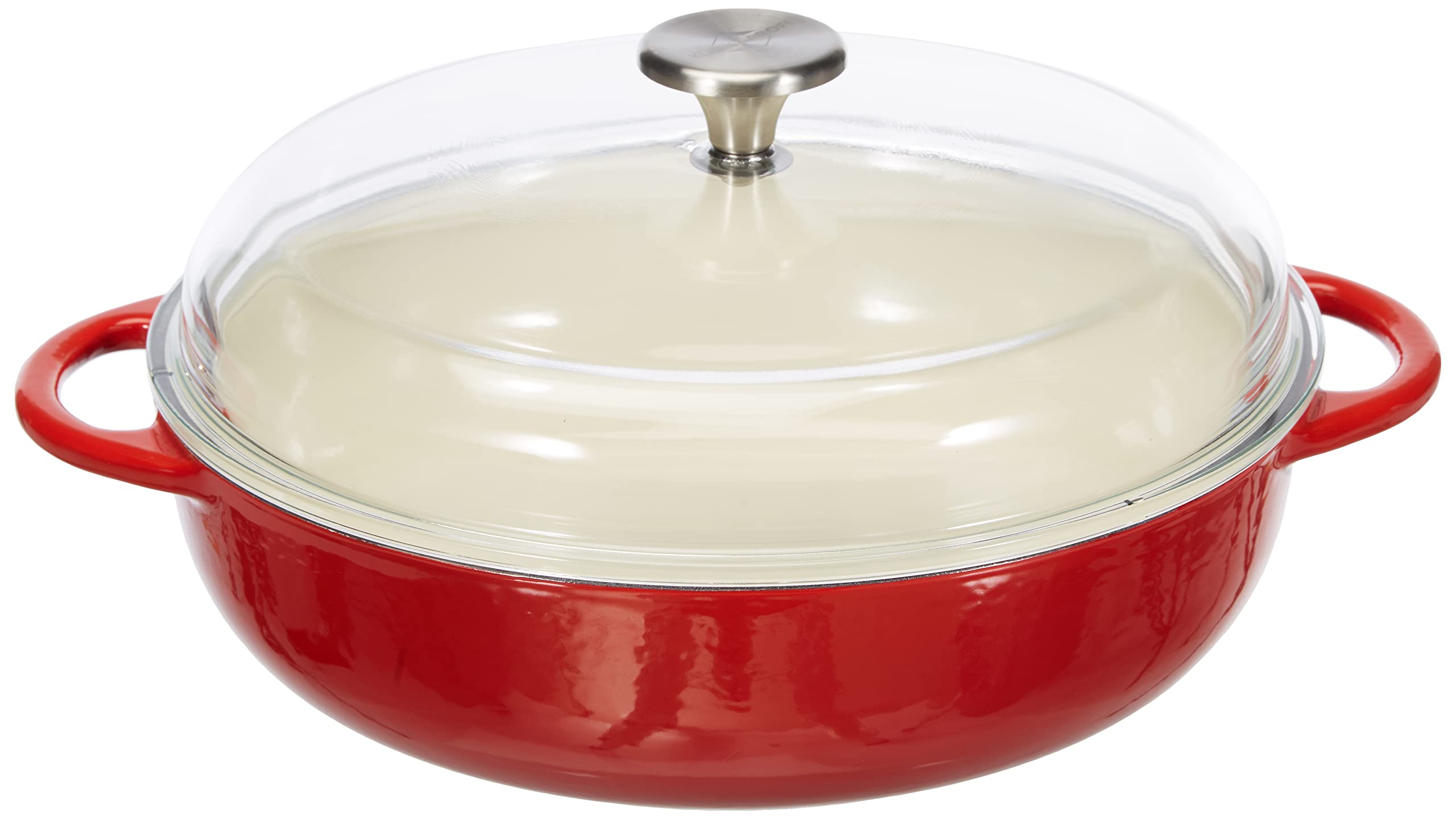 k-chenprofi-provence-bauernpfanne-28-cm-mit-glasdeckel-aus-emailliertem-gusseise image 1