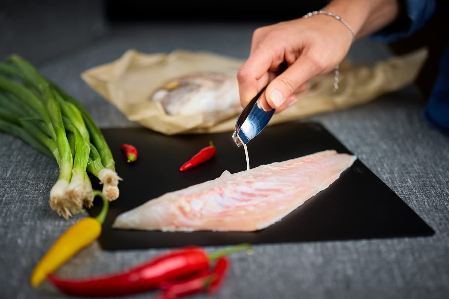 r-sle-gr-tenzange-15-cm-fischgr-ten-pinzette-aus-edelstahl-18-10-matt-sp-lmaschi image 2
