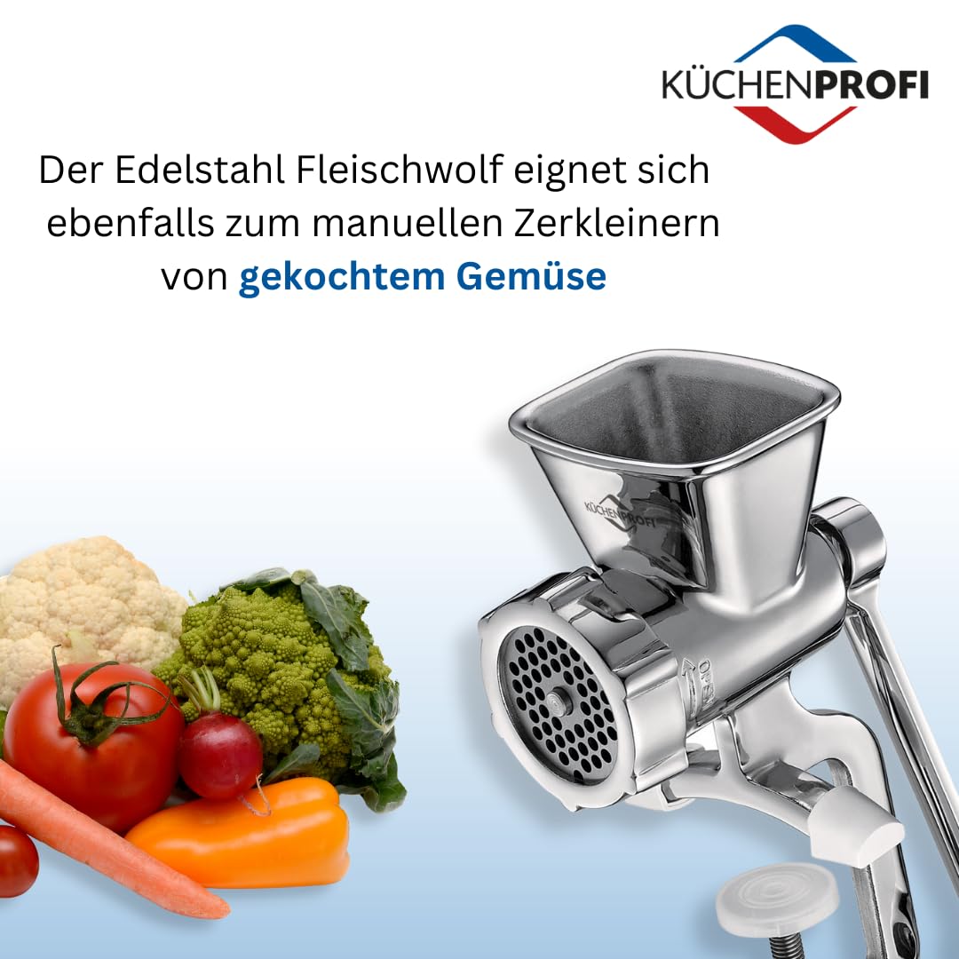 k-chenprofi-solido-fleischwolf-manuell-edelstahl-3-lochscheiben-spritzgeb-ckvors image 3
