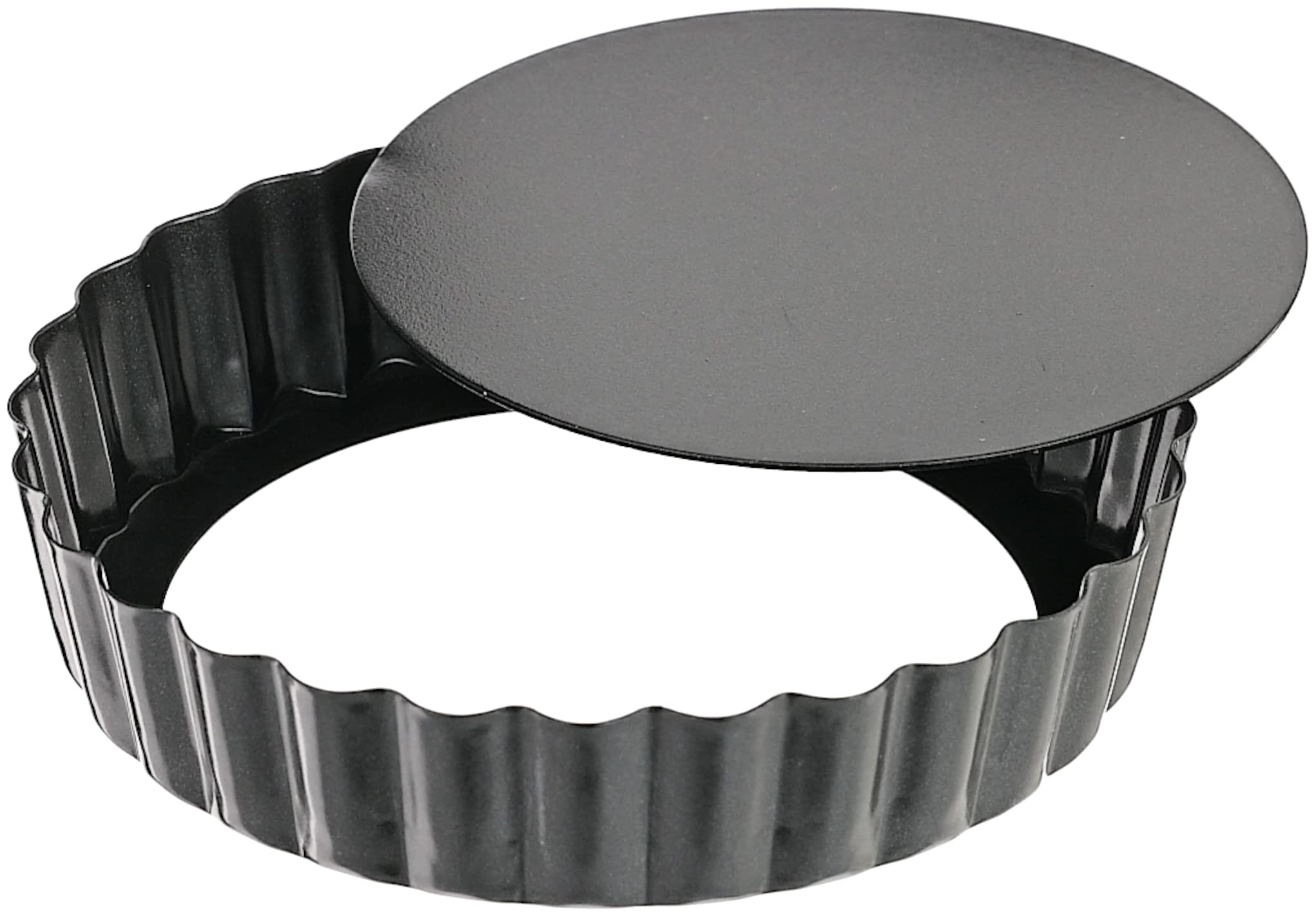 k-chenprofi-tarteletteformen-bake-mini-4er-set-rund-12-cm-mit-hebeboden-stahlble image 2