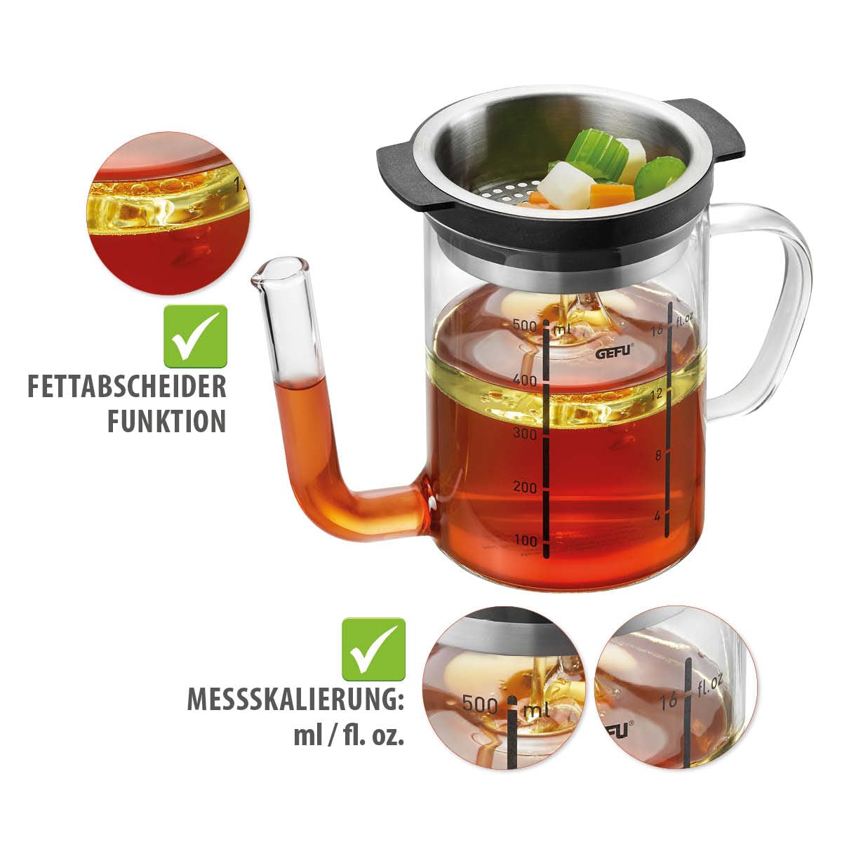 gefu-separato-fett-trennkanne-500-ml-borosilikatglas-kanne-mit-herausnehmbarem-e image 6