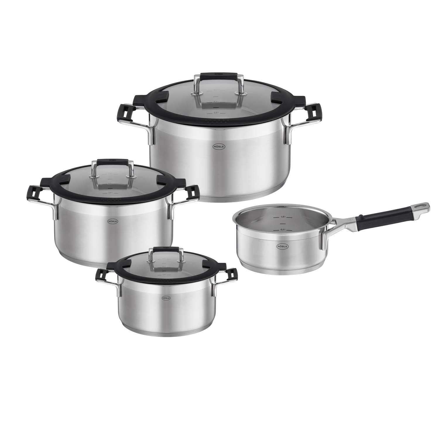 r-sle-silence-pro-topf-set-4-teilig-3-kocht-pfe-stielkasserolle-edelstahl-18-10- image 1