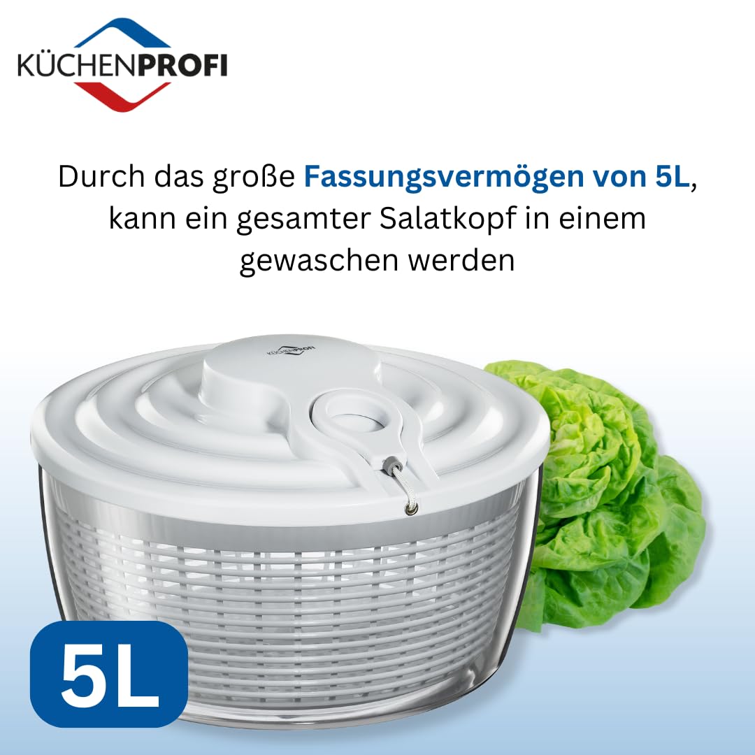 k-chenprofi-salatschleuder-maxi-5-liter-fassungsverm-gen-seilzugtechnik-kunststo image 3