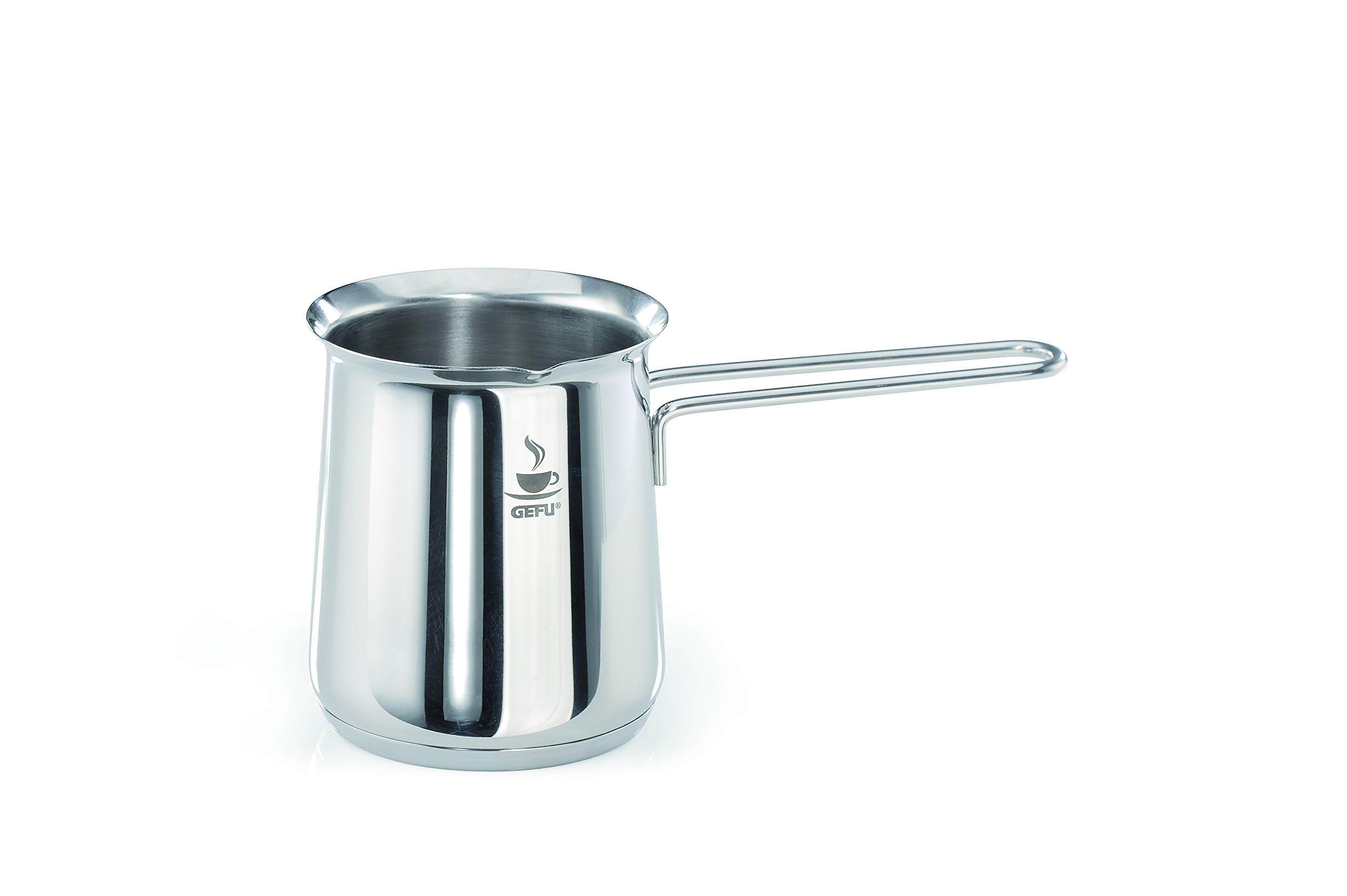 gefu-claudio-milchaufsch-umbecher-300-ml-edelstahl-milchk-nnchen-mit-ausgie-nase image 1