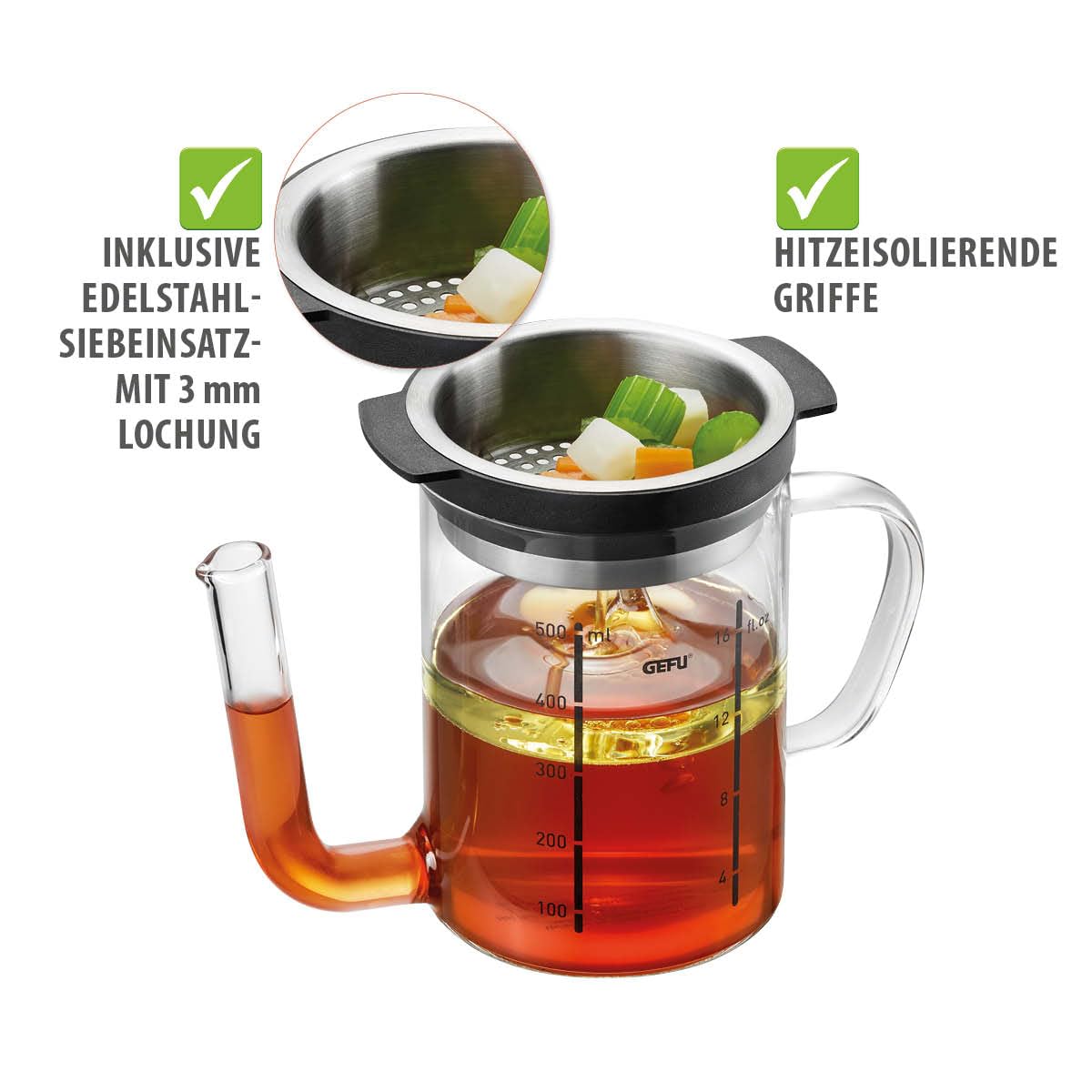 gefu-separato-fett-trennkanne-500-ml-borosilikatglas-kanne-mit-herausnehmbarem-e image 5