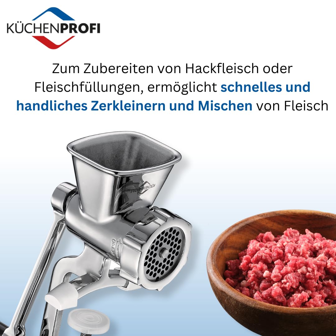 k-chenprofi-solido-fleischwolf-manuell-edelstahl-3-lochscheiben-spritzgeb-ckvors image 2