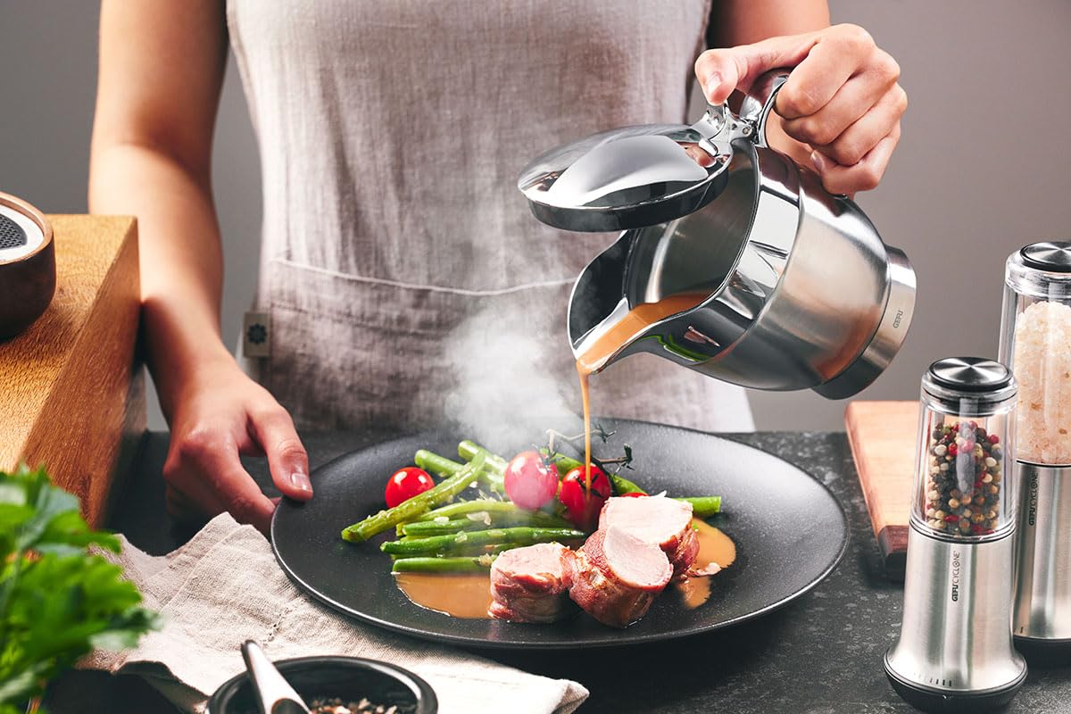 gefu-serviro-thermo-sauciere-400-ml-doppelwandige-sauciere-mit-deckel-und-griff- image 2
