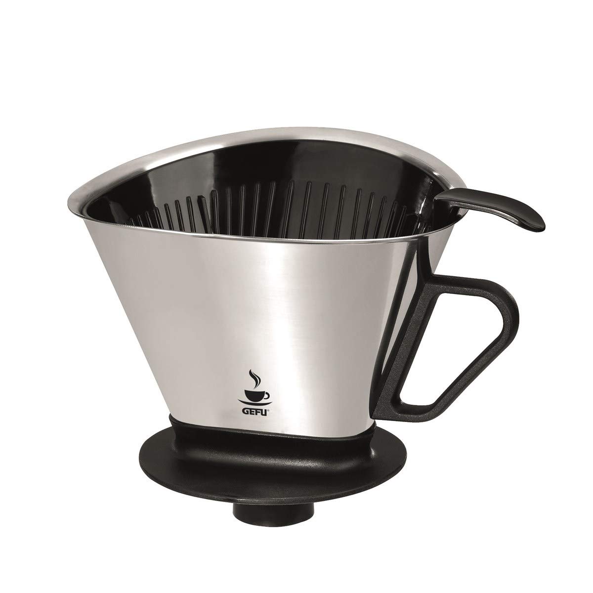 gefu-16000-kaffee-filter-angelo-edelstahl-permanentfilter-gr-e-4-mit-aufsatz-f-r image 1