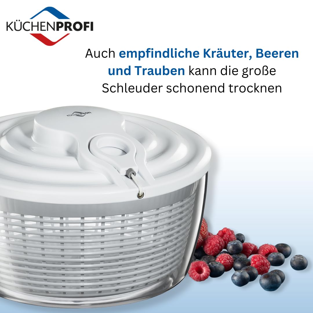k-chenprofi-salatschleuder-maxi-5-liter-fassungsverm-gen-seilzugtechnik-kunststo image 4