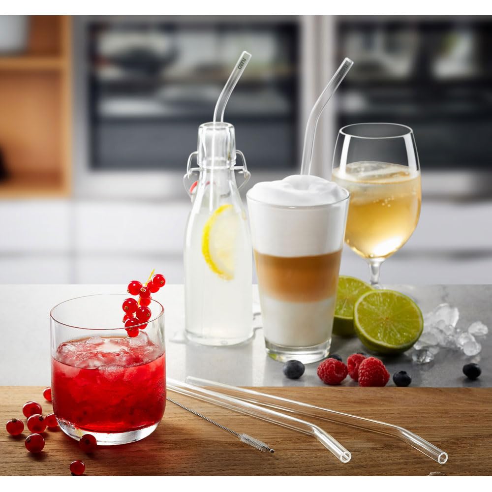 gefu-glastrinkhalm-future-4er-set-23-cm-transparent-borosilikatglas-gebogene-for image 5