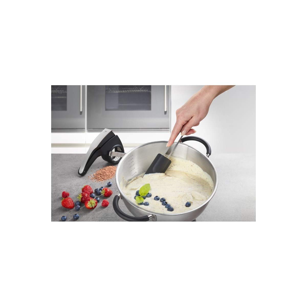gefu-teigschaber-cremoso-flexibler-spatel-aus-silikon-und-edelstahl-hitzebest-nd image 2