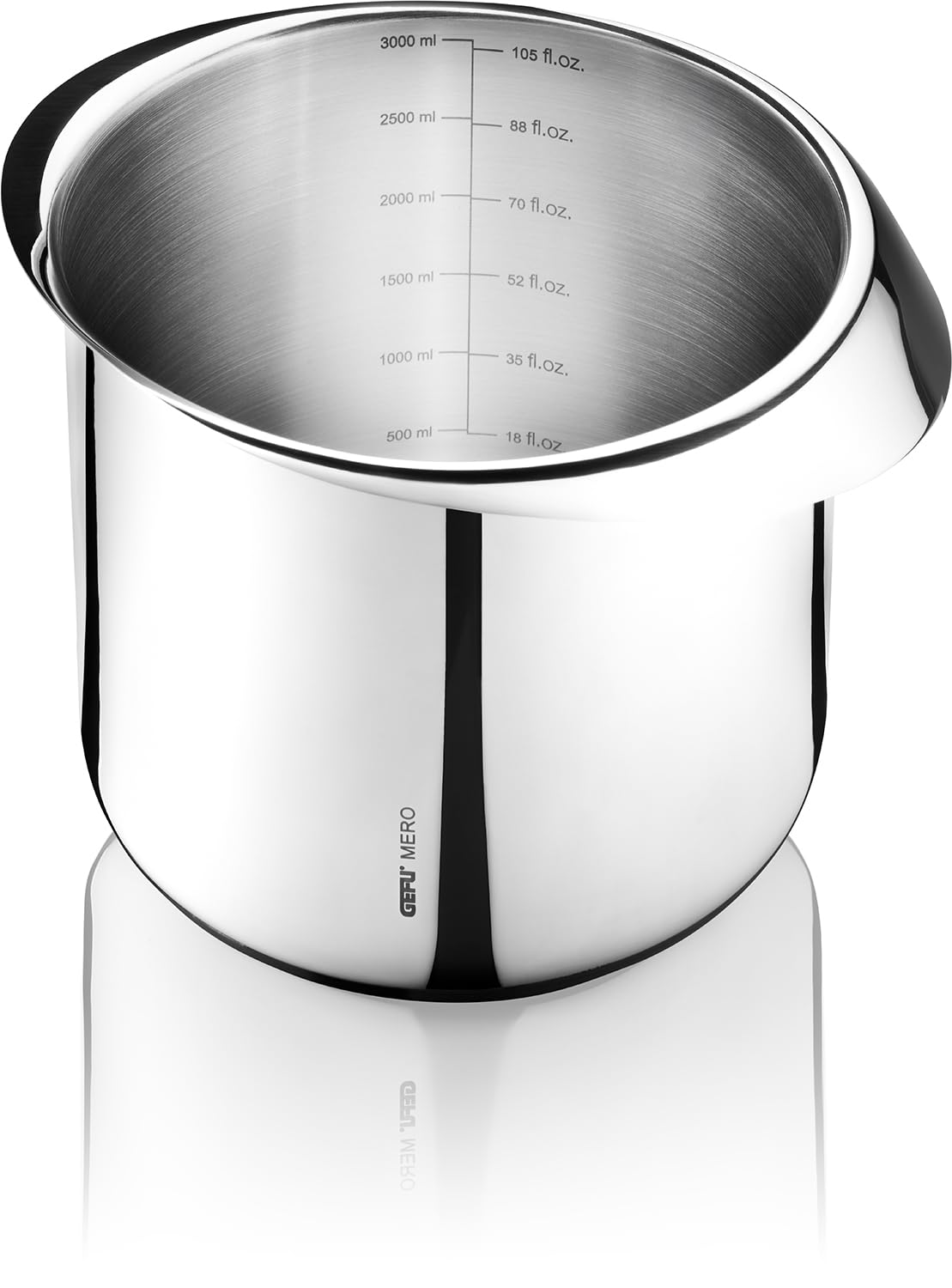 gefu-mero-r-hrsch-ssel-3-liter-aus-edelstahl-mit-silikon-ausgie-nase-innenskalie image 2