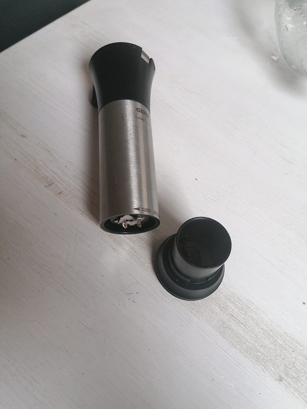 Kurbel klemmt