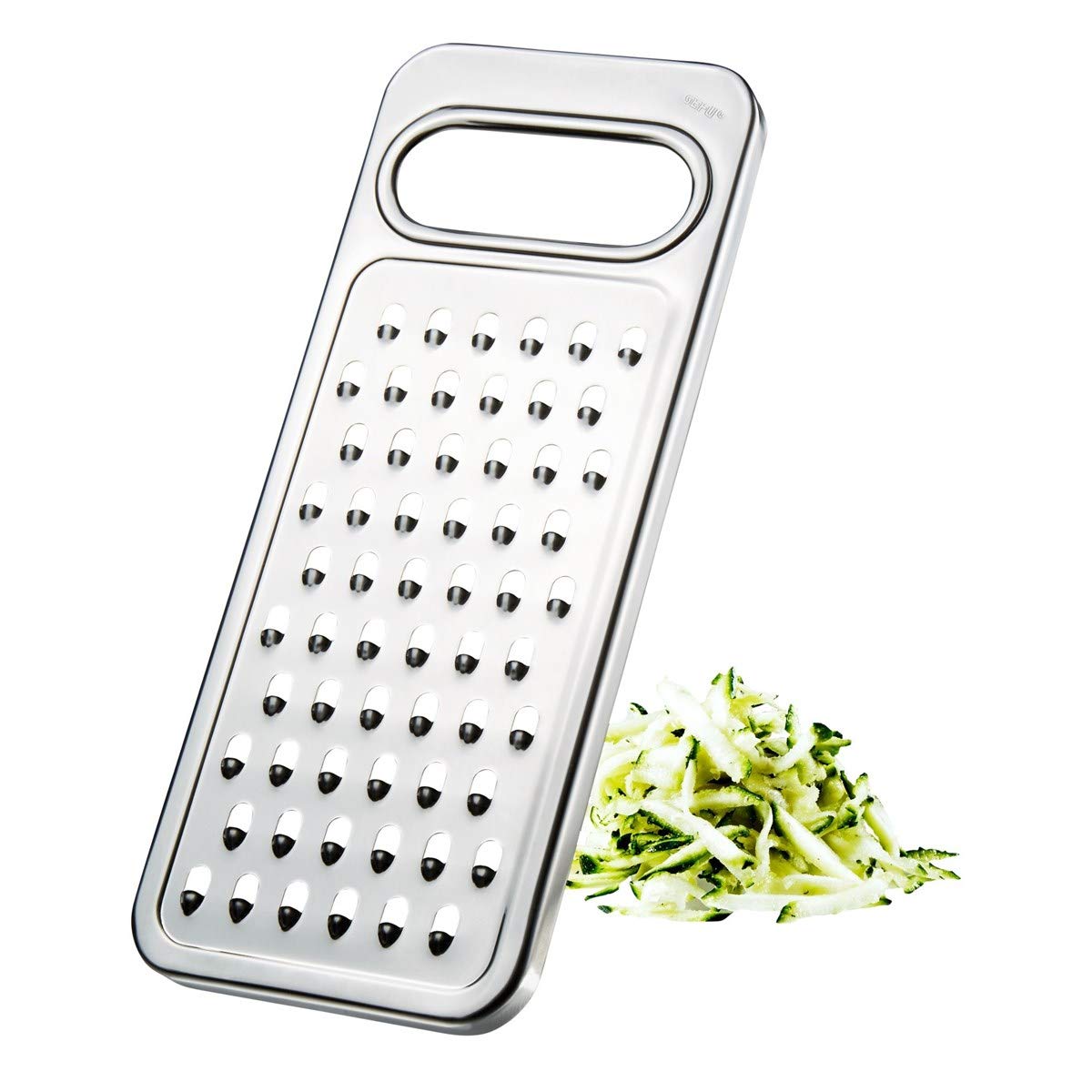 gefu-gem-sereibe-retaro-flache-edelstahlreibe-aus-einem-st-ck-f-r-gem-sesalate-s image 1