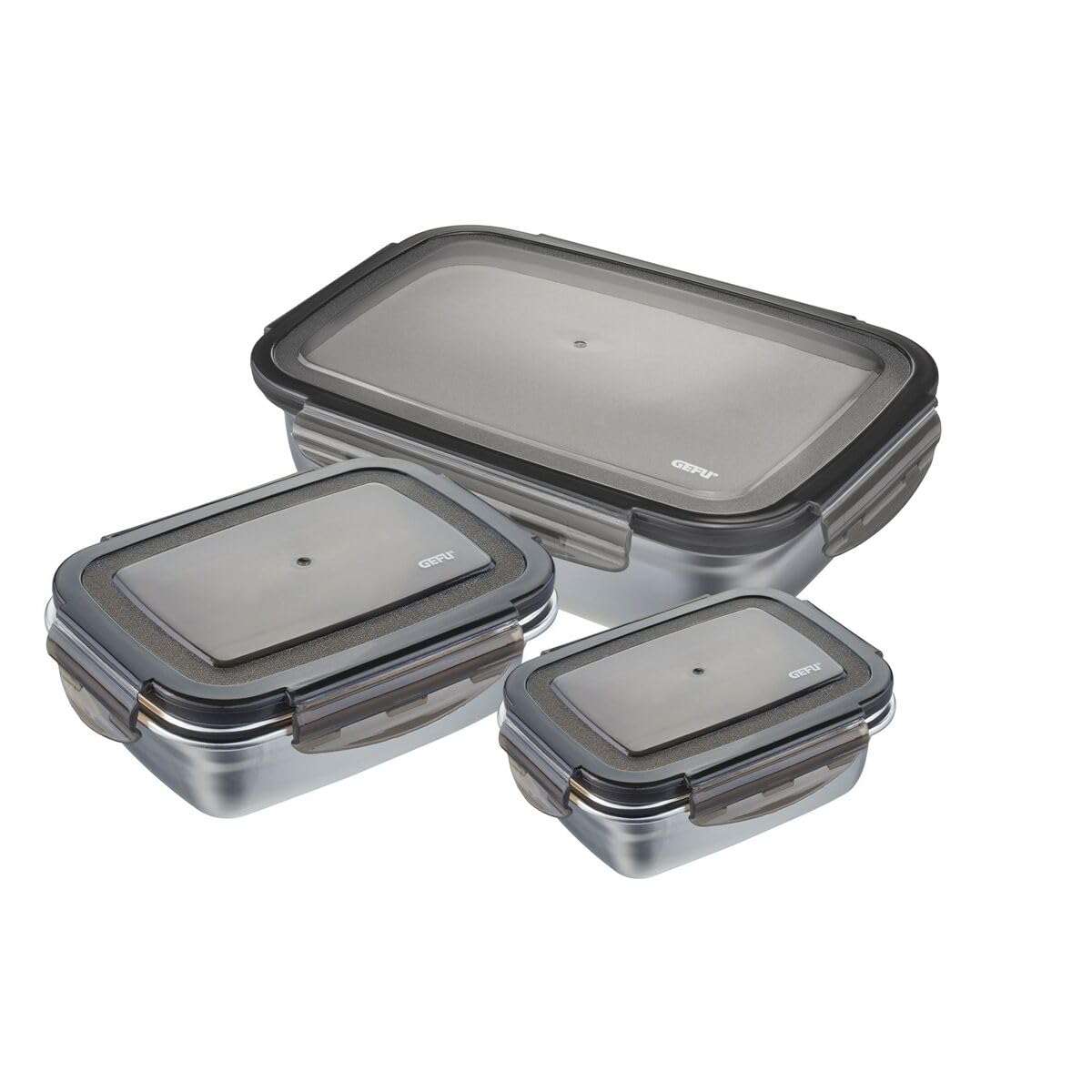 gefu-preppo-3-teiliges-frischhaltedosen-set-aus-edelstahl-luftdichte-auslaufsich image 1