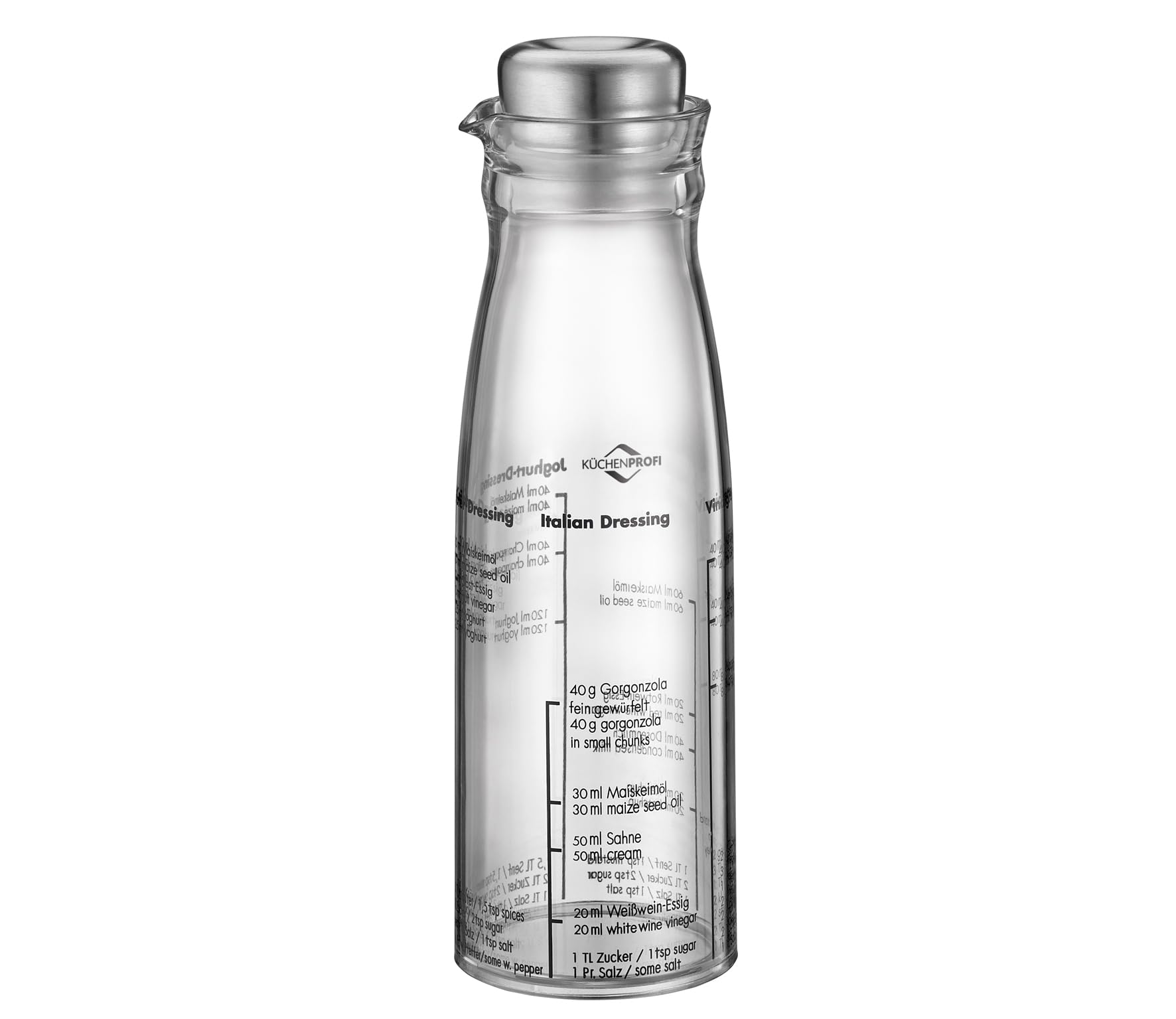 k-chenprofi-dressing-shaker-250-ml-salatdressing-zubereiter-aus-kunststoff-mit-e image 2