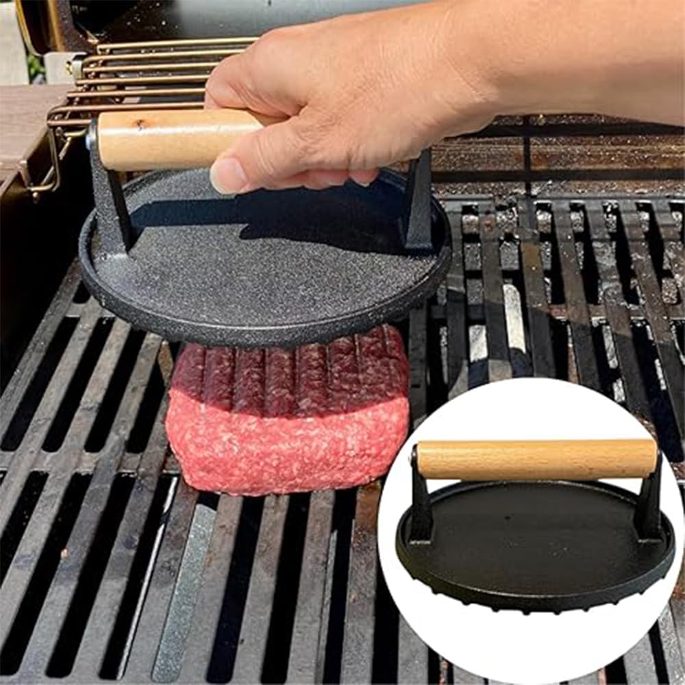 k-chenprofi-bbq-grillpresse-fleischbeschwerer-aus-gusseisen-1-kg-18-7-5-cm-palis image 5