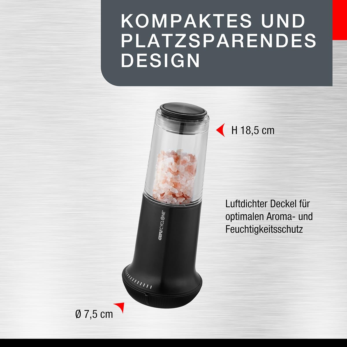 gefu-x-plosion-l-salz-und-pfefferm-hle-in-schwarz-cyclone-keramik-mahlwerk-16-fa image 6