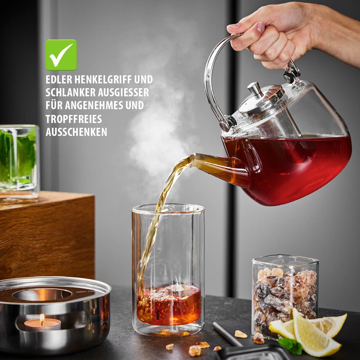 gefu-teekanne-infusa-1000-ml-glasteekanne-aus-borosilikatglas-mit-edelstahlfilte image 5