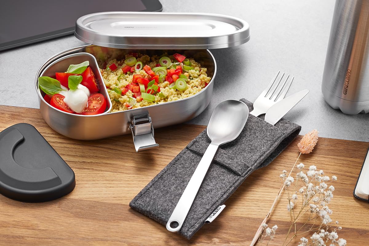 gefu-move-4-teiliges-edelstahl-besteck-set-mit-filztasche-messer-gabel-und-l-ffe image 2