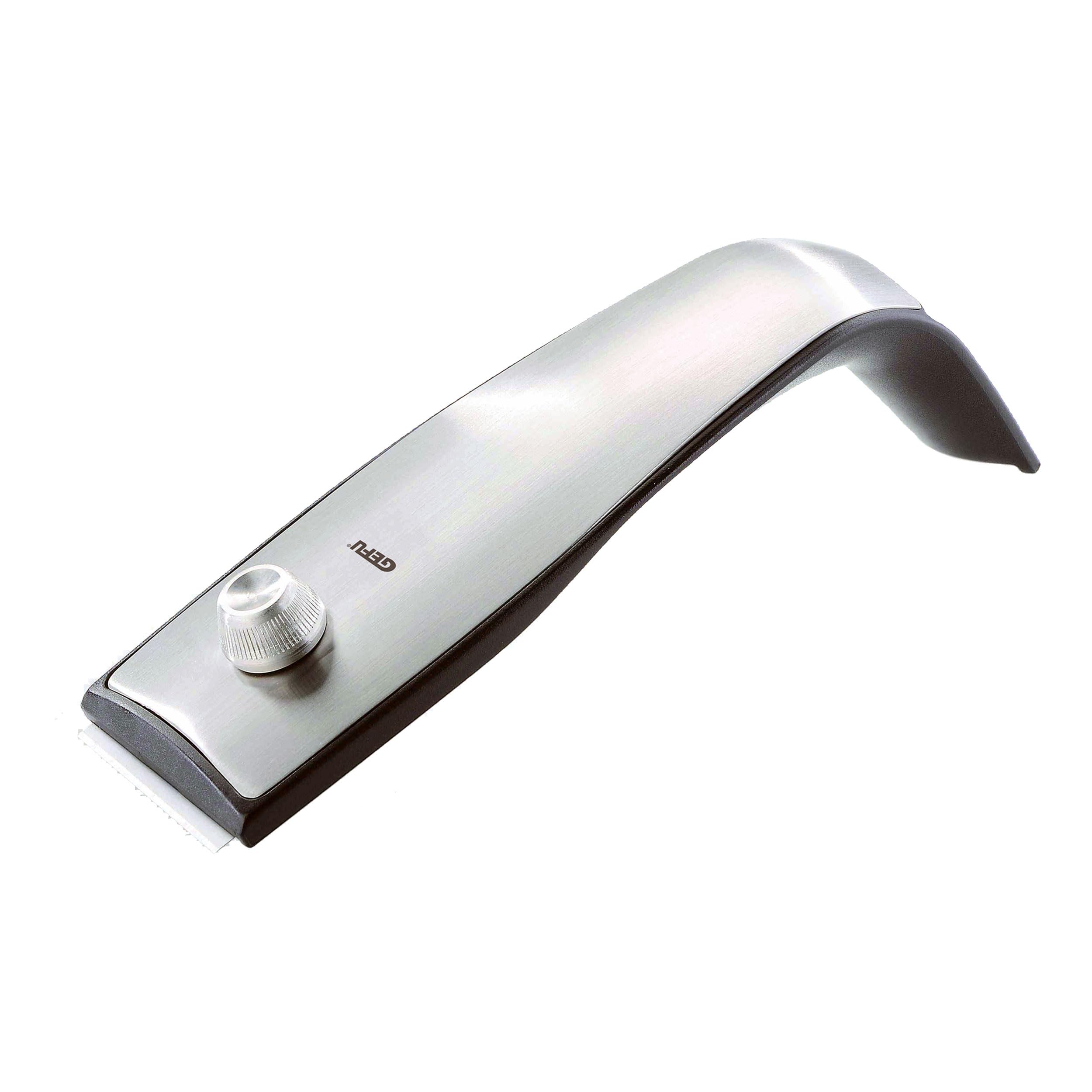 gefu-blanko-12950-glaskochfeldschaber-mit-edelstahlklingen-ersatzklinge-und-klin image 1