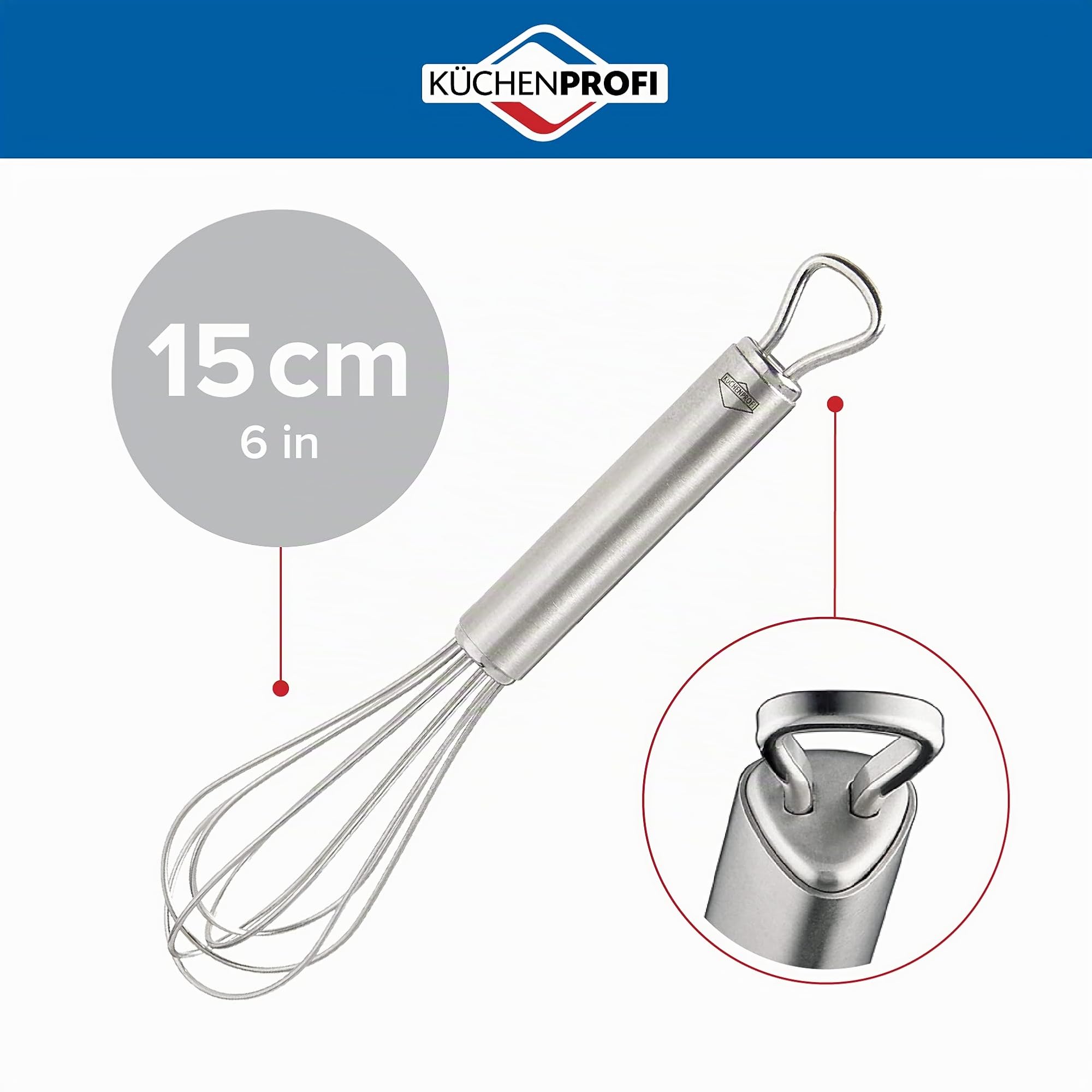 k-chenprofi-schneebesen-profi-15-cm-r-hrbesen-aus-rostfreiem-poliertem-edelstahl image 2