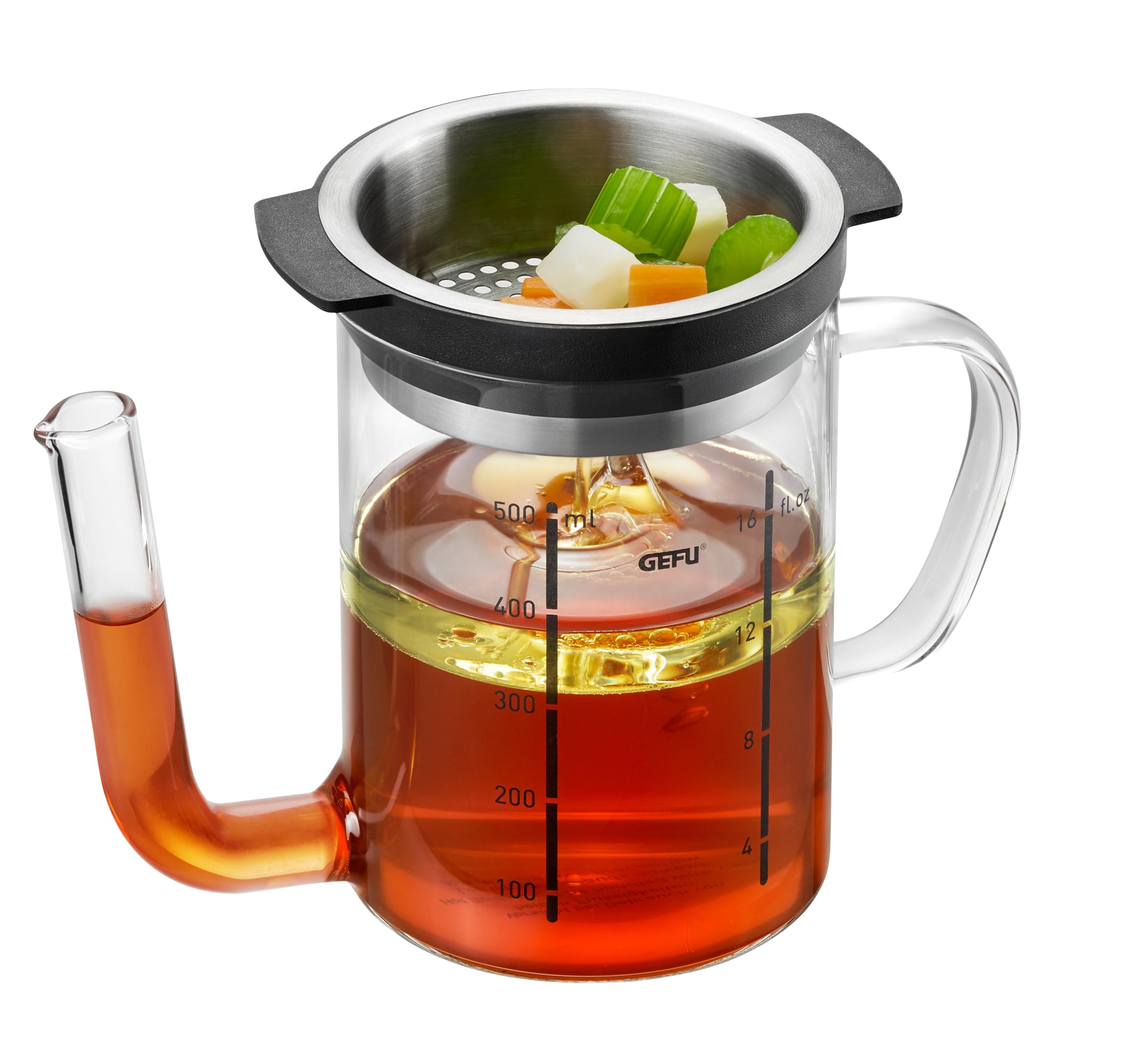 gefu-separato-fett-trennkanne-500-ml-borosilikatglas-kanne-mit-herausnehmbarem-e image 4