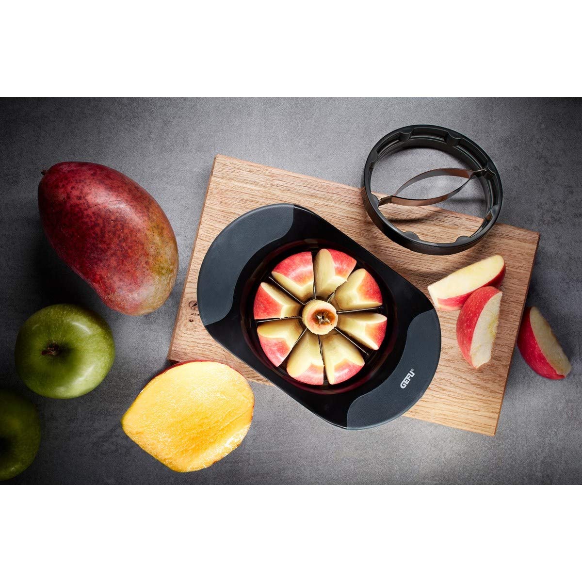 gefu-apfel-mangoteiler-switchy-2-in-1-obstschneider-mit-wechselklingen-f-r-8-apf image 3