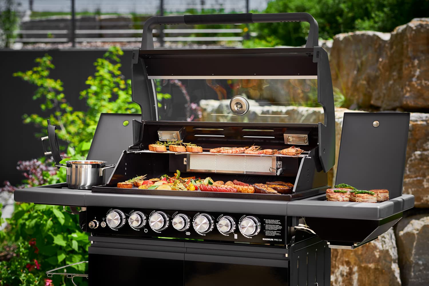 r-sle-gasgrill-bbq-station-magnum-pro-g4-s-schwarz-4-edelstahlbrenner-primezone- image 7