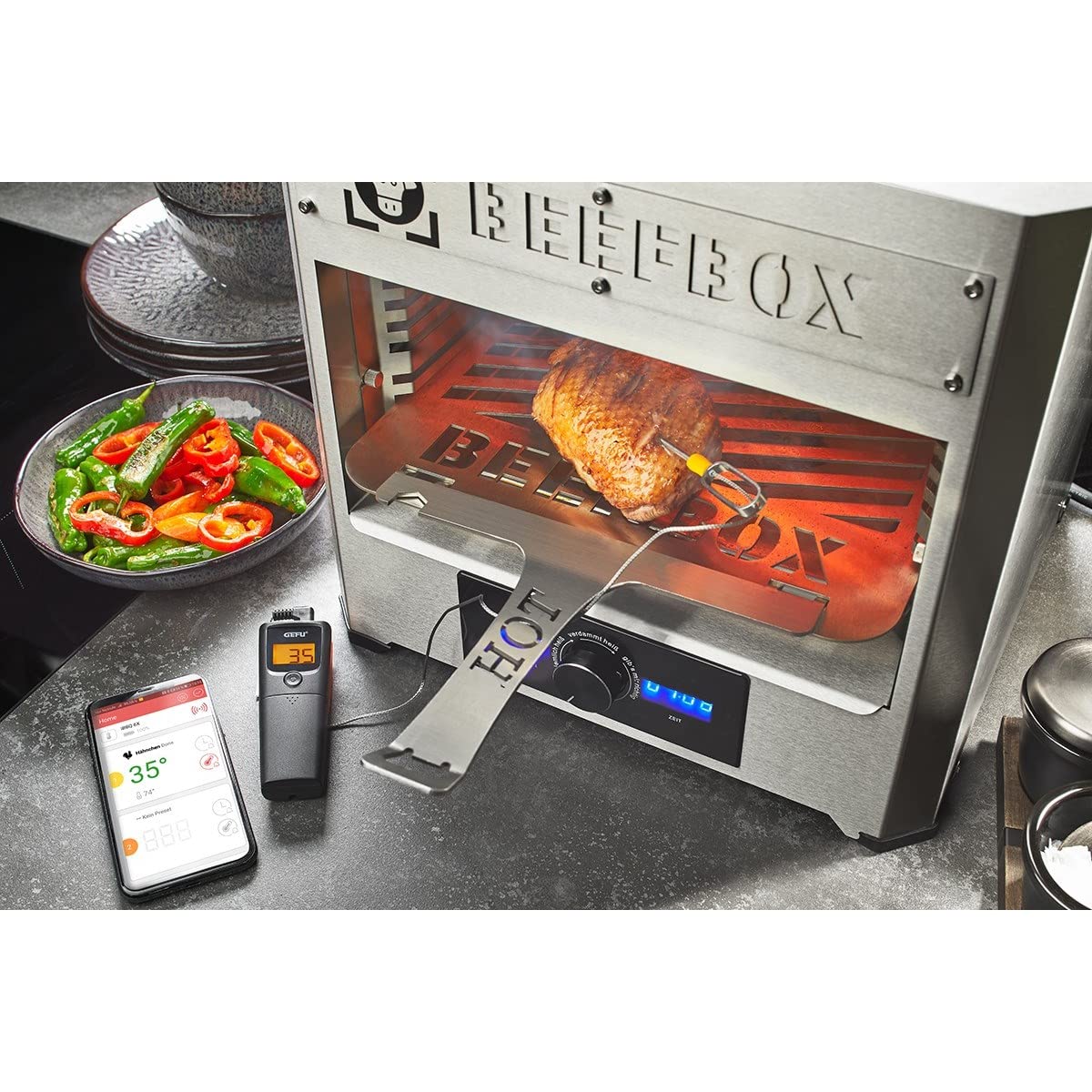 gefu-control-1-kanal-grill-und-bratenthermometer-digital-app-gesteuert-mit-sonde image 3