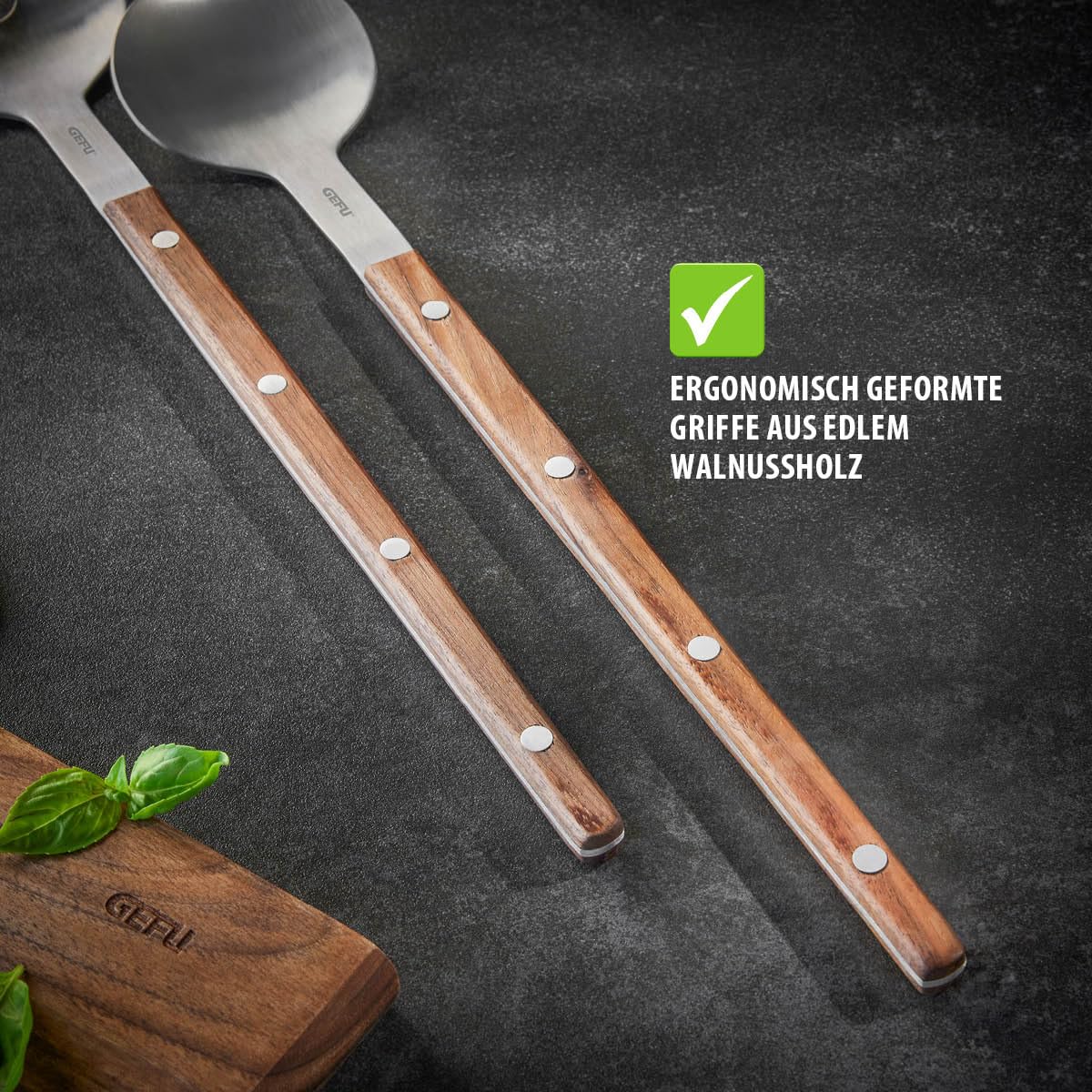 gefu-filigo-salatbesteck-2-teilig-edelstahl-wenderpaar-mit-walnussholzgriffen-f- image 4
