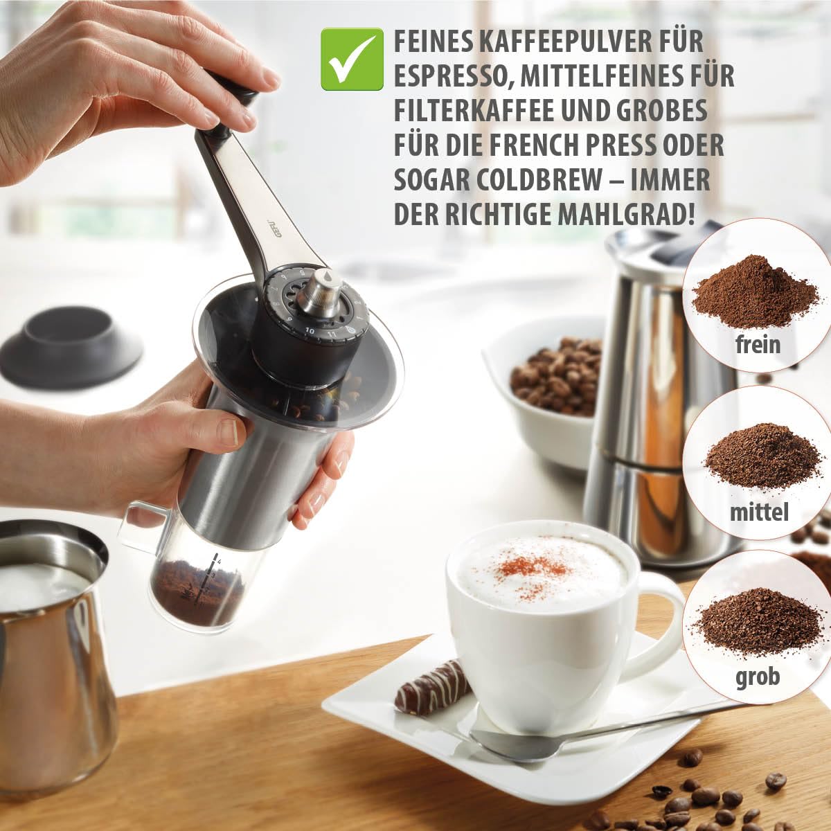 gefu-lorenzo-manuelle-kaffeem-hle-mit-keramikmahlwerk-11-mahlstufen-aromadeckel- image 3
