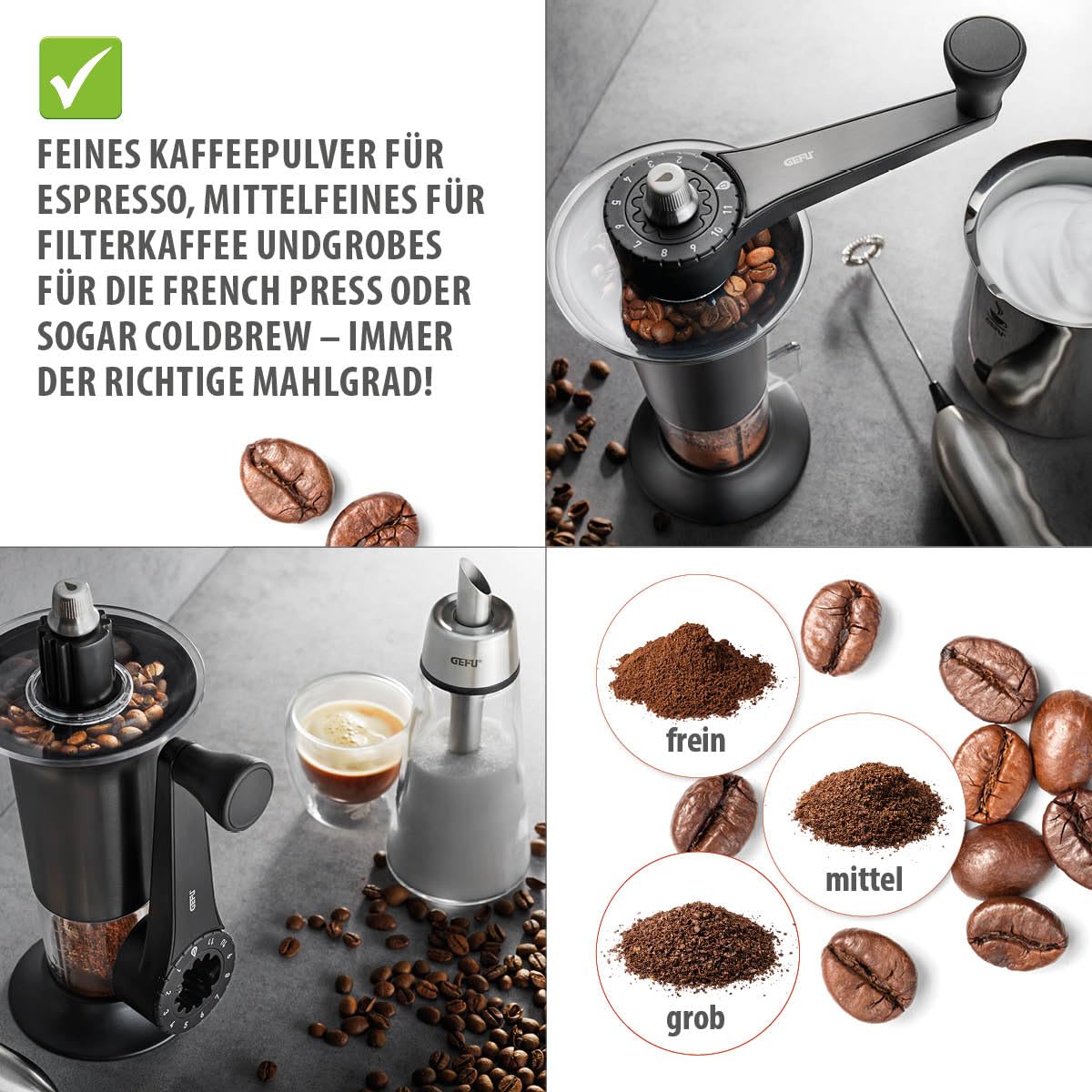 gefu-kaffeem-hle-lorenzo-manuell-11-mahlstufen-keramik-kegelmahlwerk-f-r-espress image 3