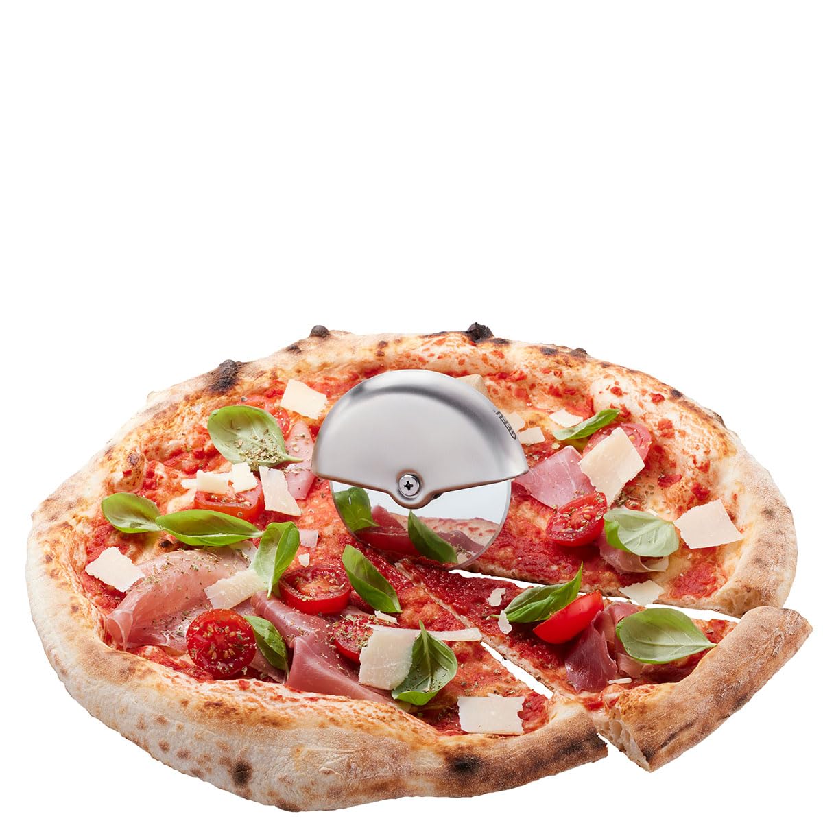 gefu-monza-pizzaschneider-extrascharfe-edelstahl-radklinge-8-cm-mit-schutzkappe- image 2