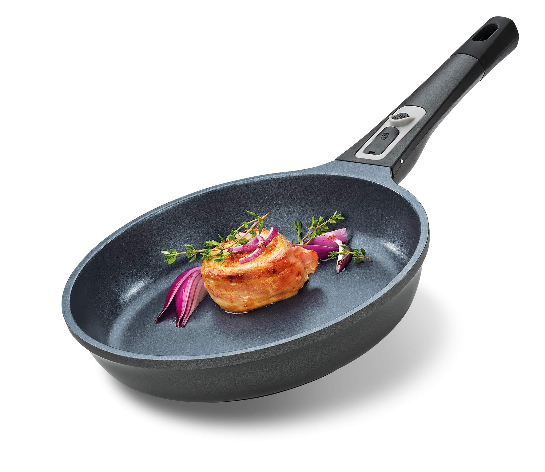 k-chenprofi-milano-bratpfanne-24-cm-mit-abnehmbarem-magnetgriff-aluminium-guss-a image 1