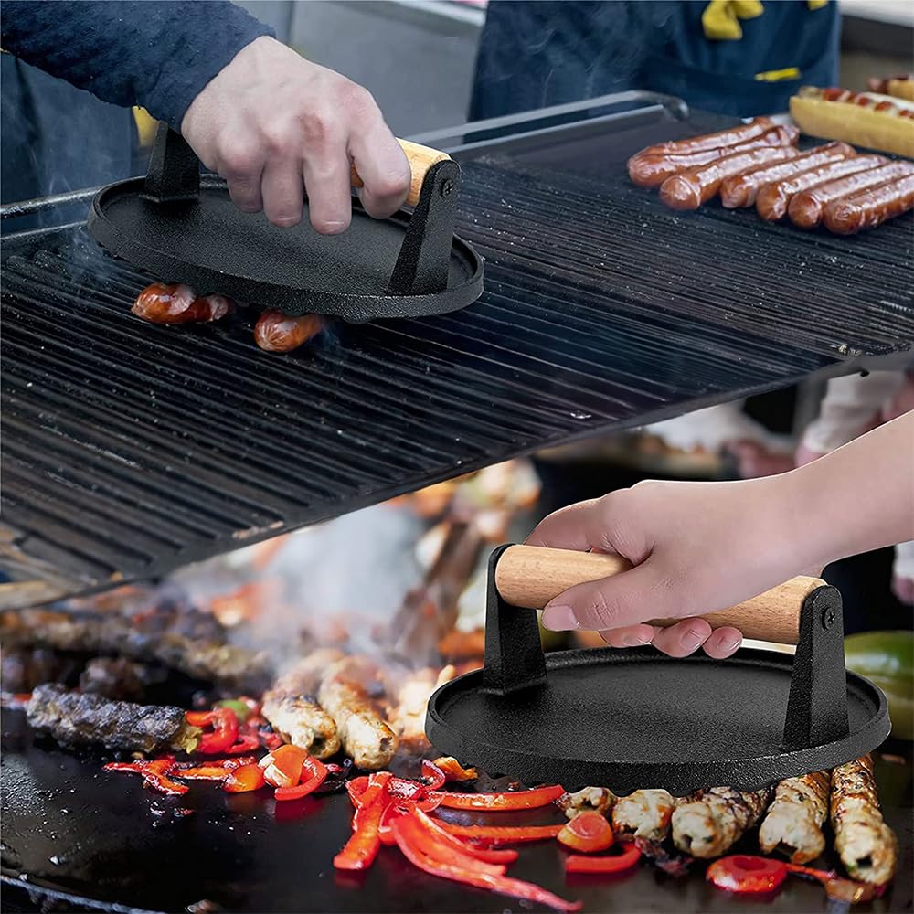 k-chenprofi-bbq-grillpresse-fleischbeschwerer-aus-gusseisen-1-kg-18-7-5-cm-palis image 4