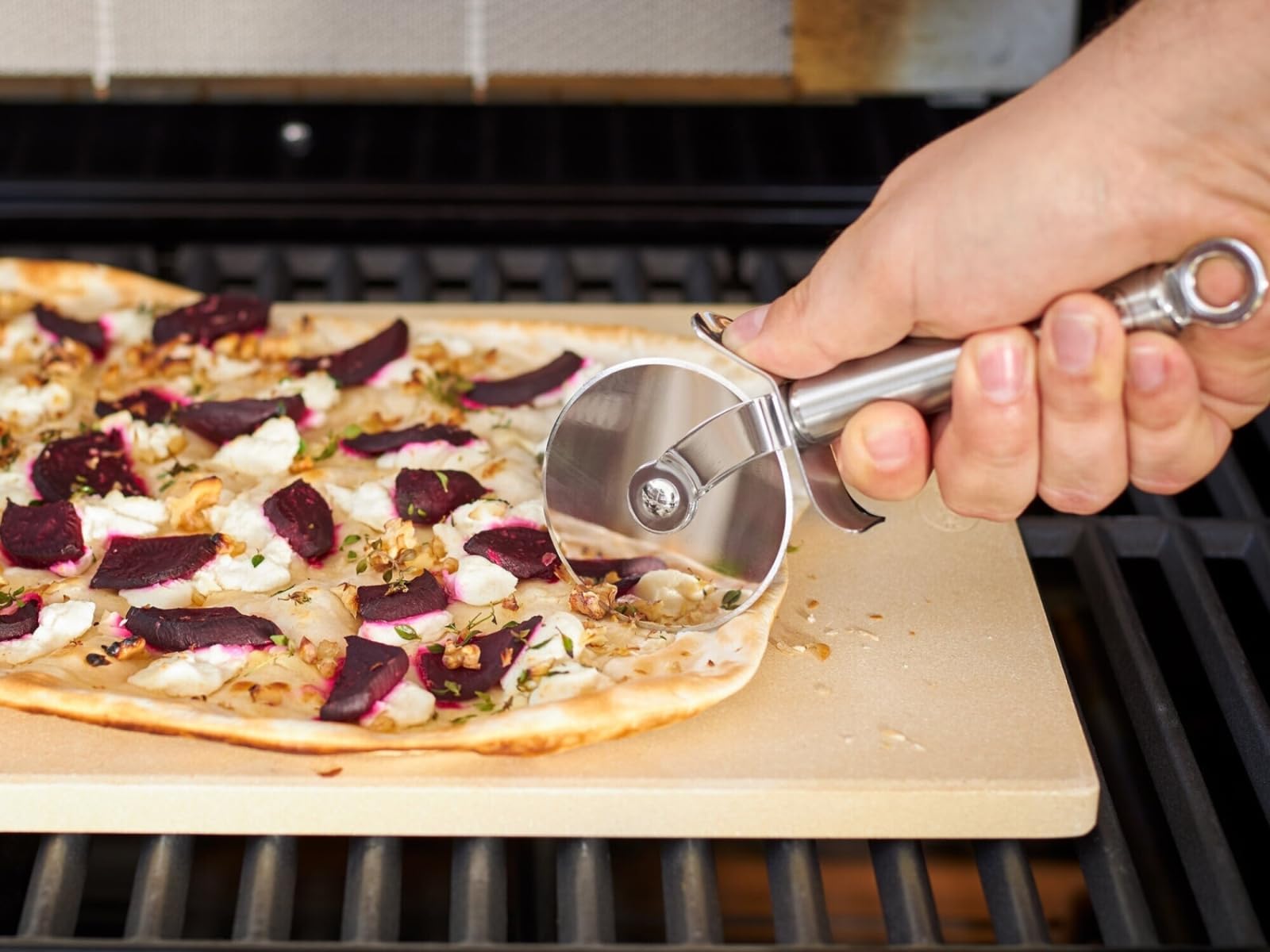 r-sle-pizzaschneider-pizzamesser-mit-7-cm-edelstahl-rad-18-10-beidseitig-geschli image 2