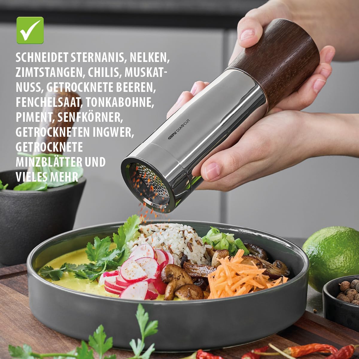 gefu-spice-cut-gew-rzschneider-pr-ziser-gew-rzhacker-mit-edelstahl-diacut-schnei image 3