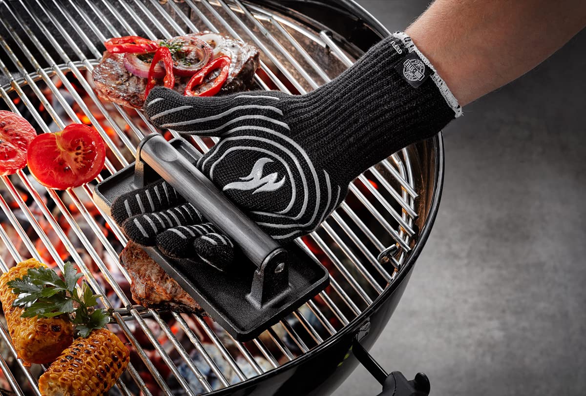 gefu-bbq-grillhandschuh-hitzebest-ndig-bis-250-c-silikonmuster-anti-rutsch-grip- image 3