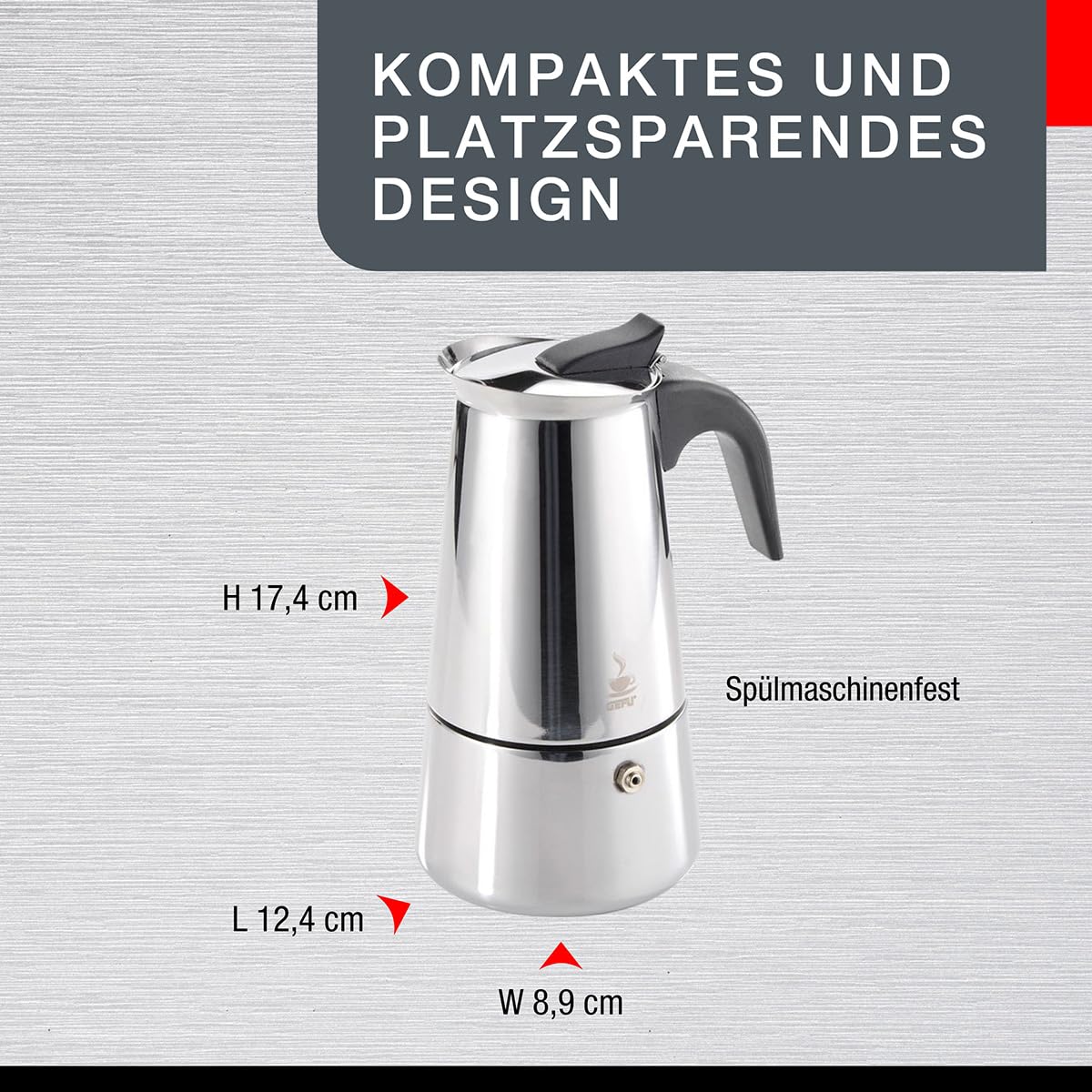 gefu-espressokocher-emilio-4-tassen-edelstahl-mokkakanne-mit-ausgie-nase-indukti image 5