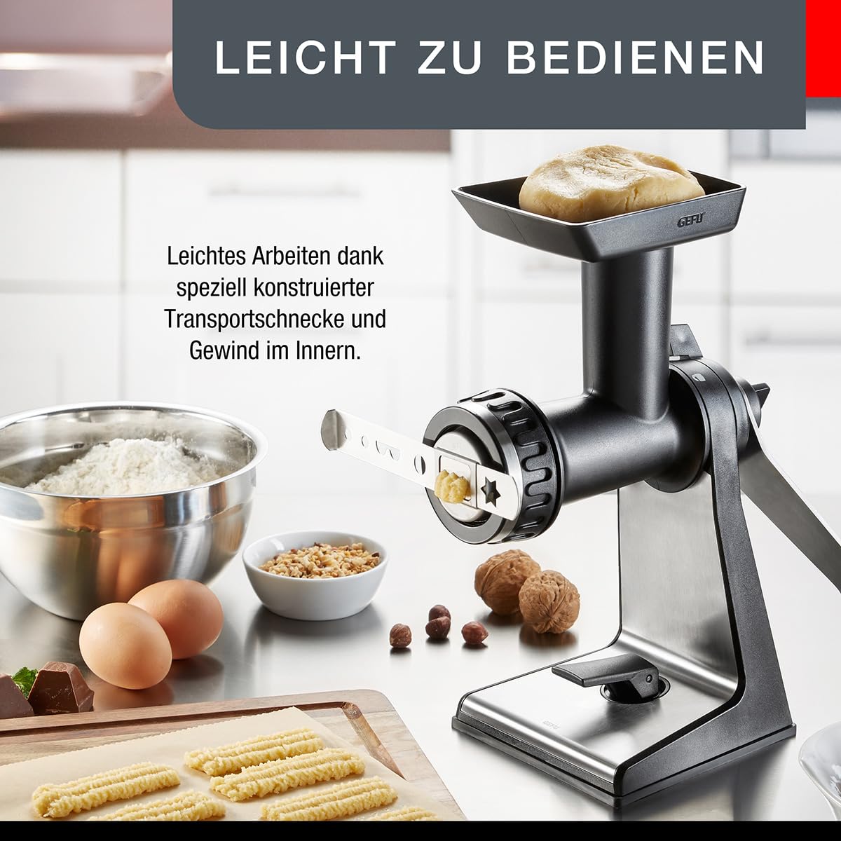 gefu-transforma-fleischwolf-manueller-k-chenwolf-mit-wurstf-ller-spritzgeb-ckvor image 4