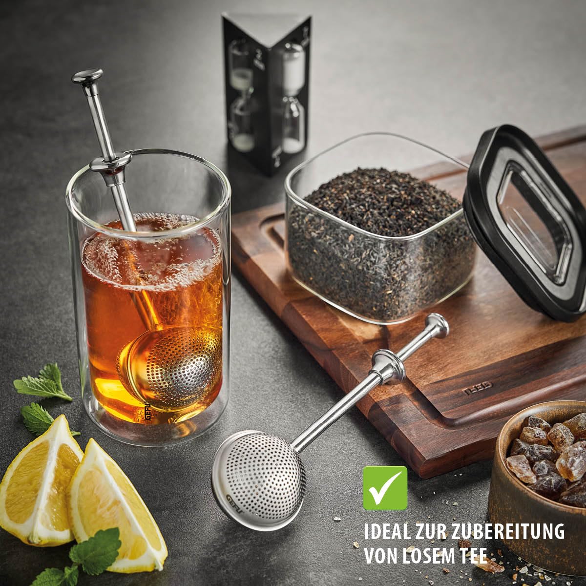 gefu-t-ball-teefilter-kugelform-teesieb-mit-messl-ffel-funktion-und-feinlochung- image 3