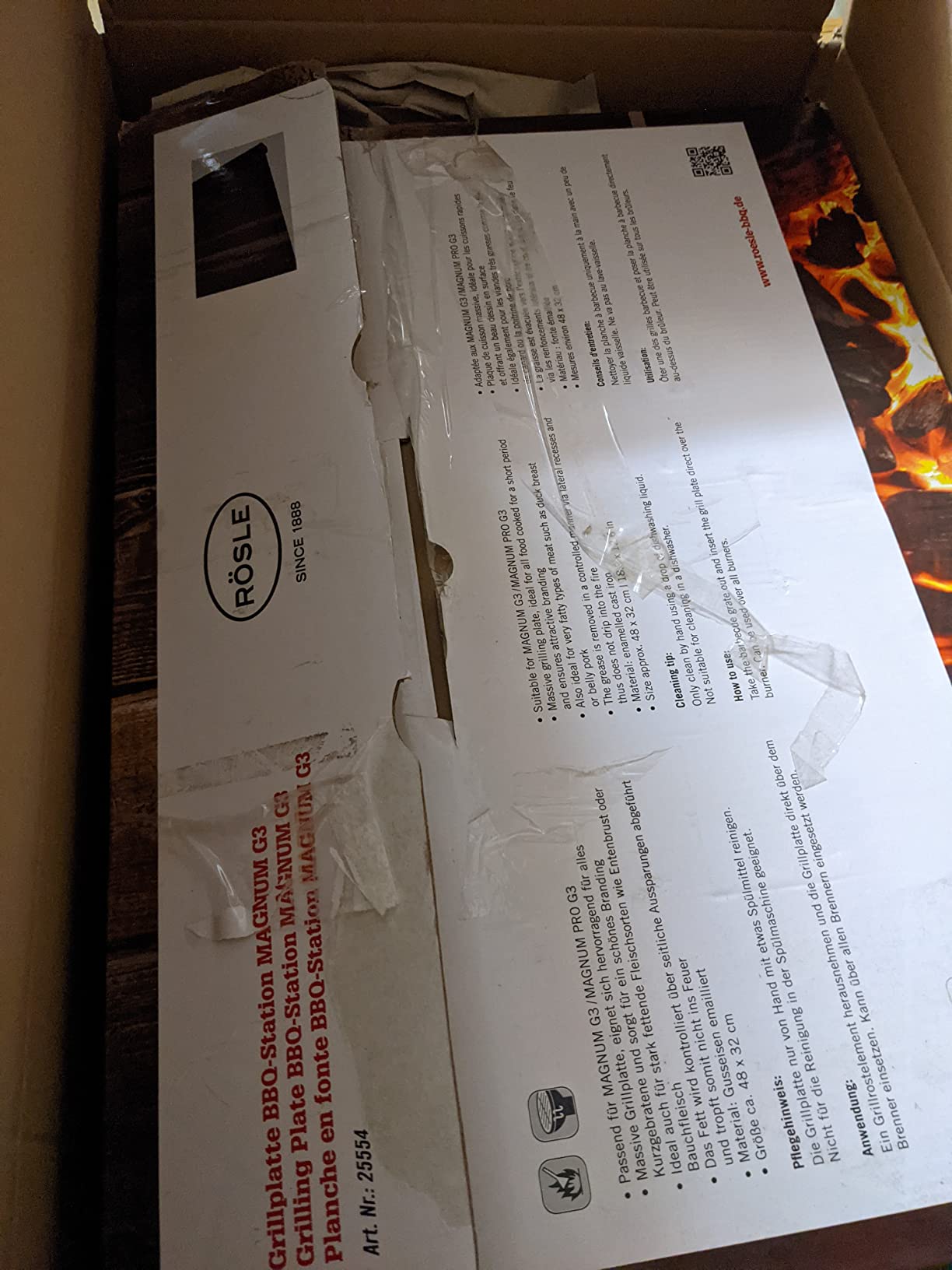 Sehr gute Grillplatte, kleiner Kritikpunkt