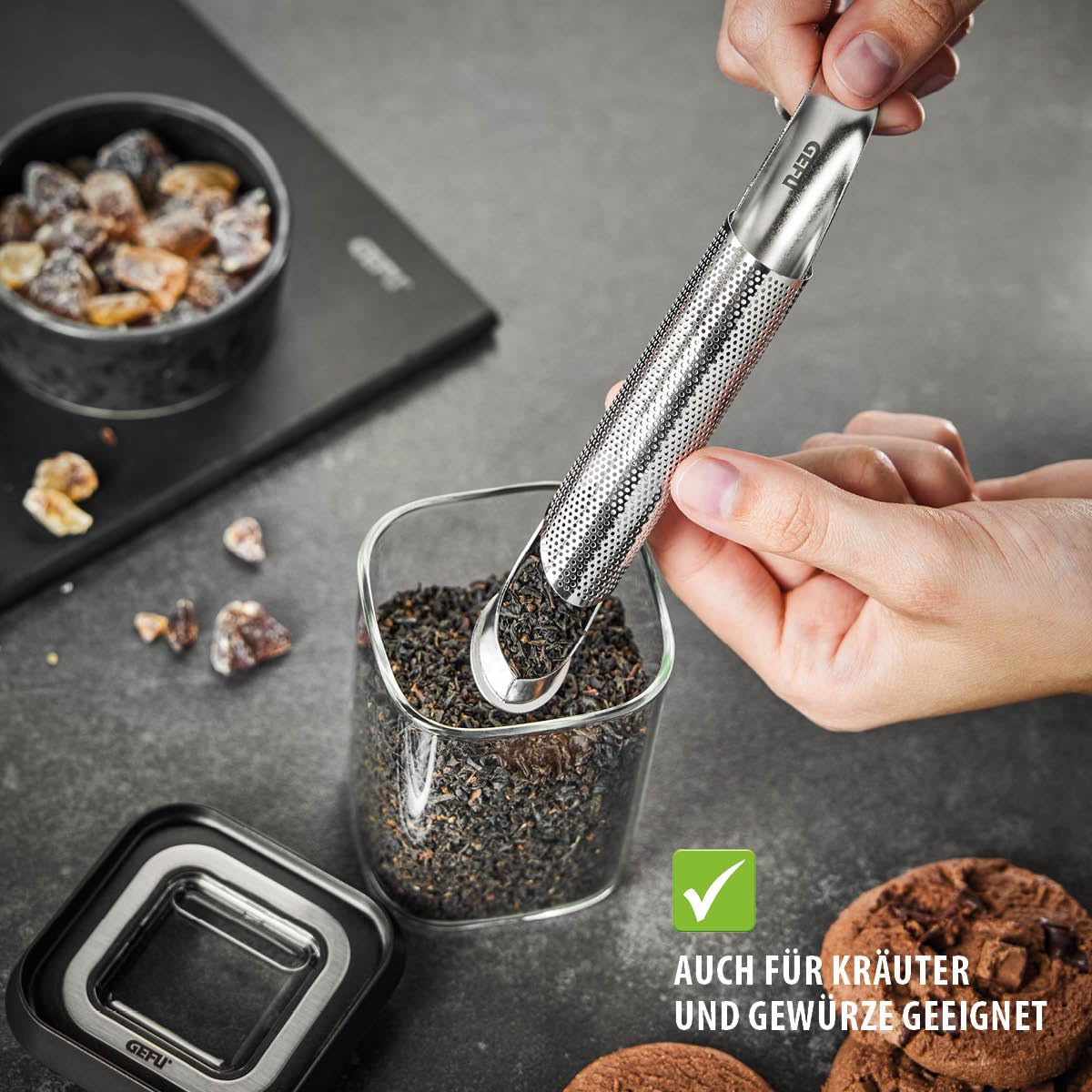 gefu-t-stick-teefilter-edelstahl-ei-mit-hochschiebbarem-sieb-und-feiner-lochung- image 5