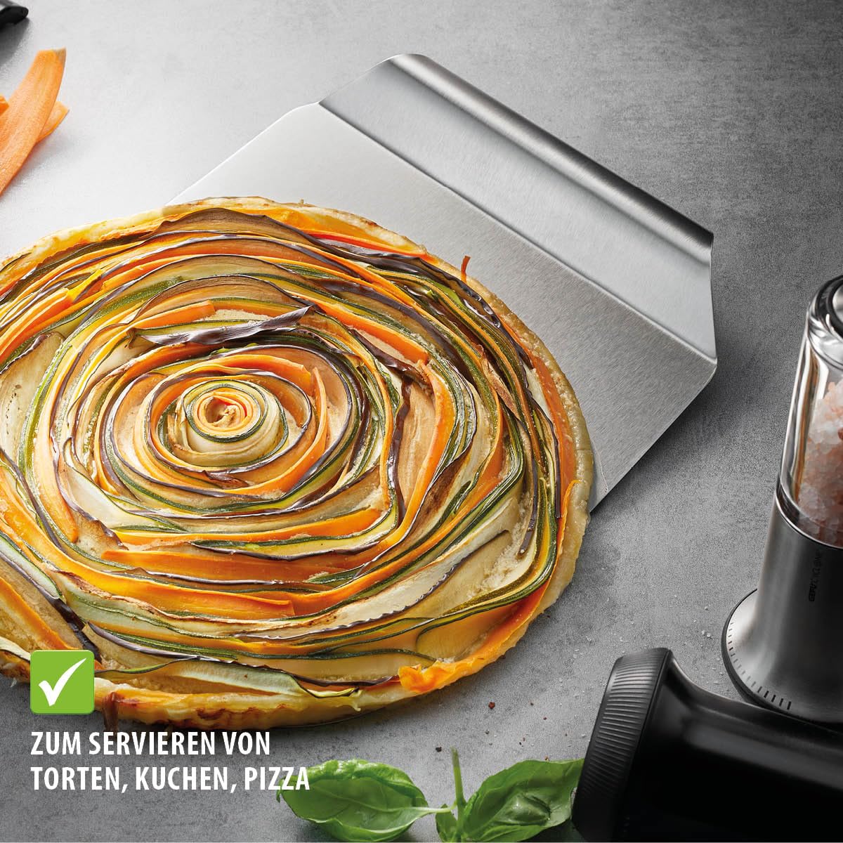 gefu-kuchen-und-pizzaheber-easy-aus-edelstahl-ergonomischer-servierheber-f-r-tor image 3