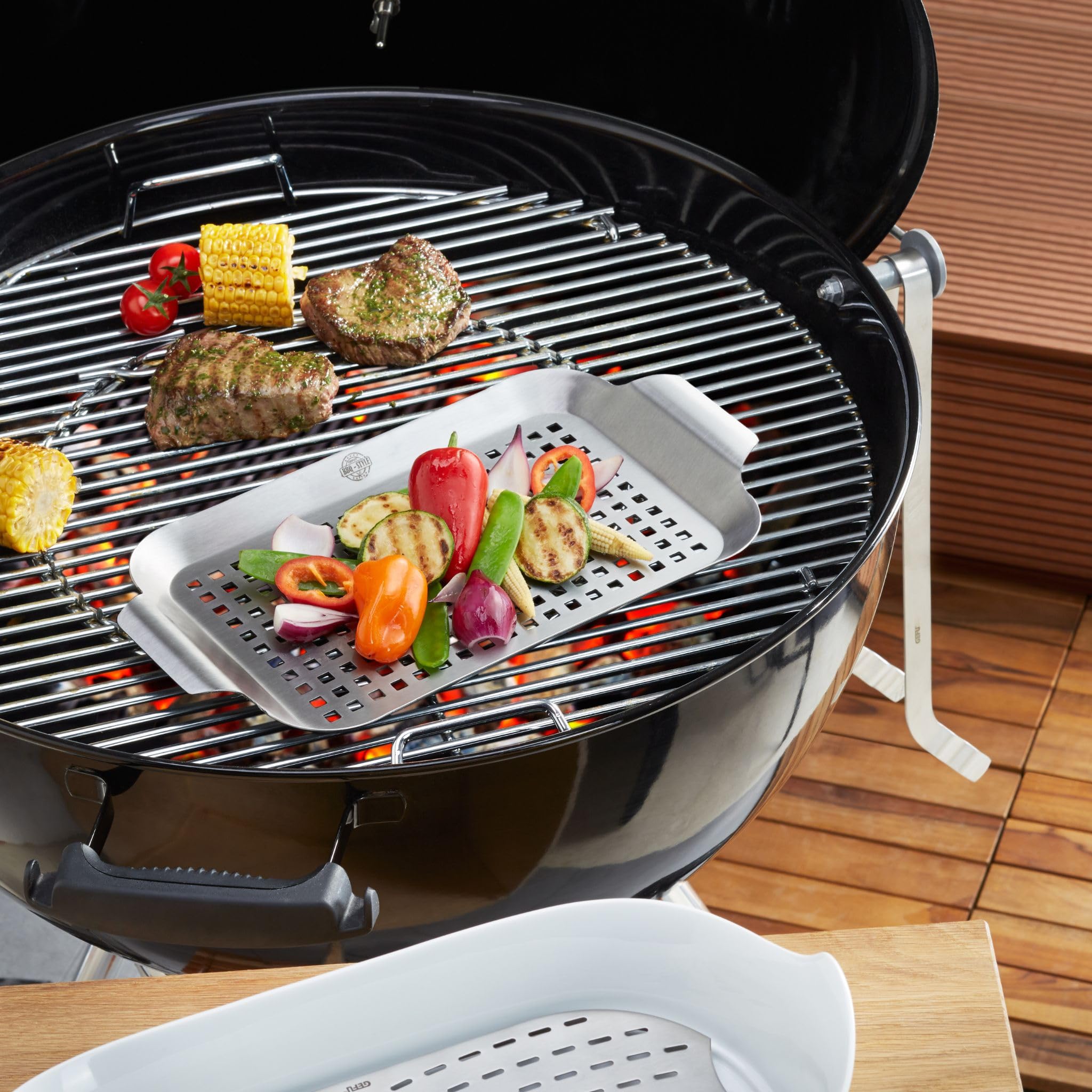 gefu-bbq-grillhandschuh-hitzebest-ndig-bis-250-c-silikonmuster-anti-rutsch-grip- image 2