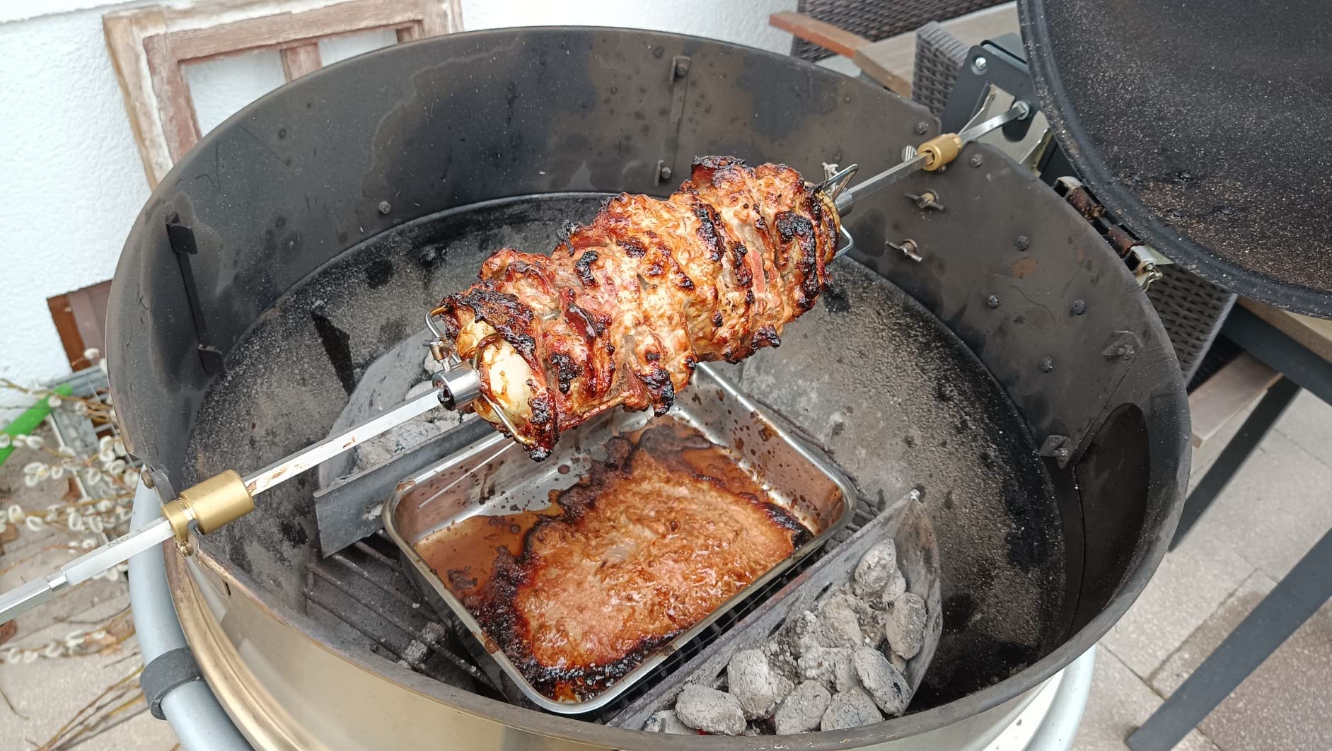 Gutes Rotisserie-Set